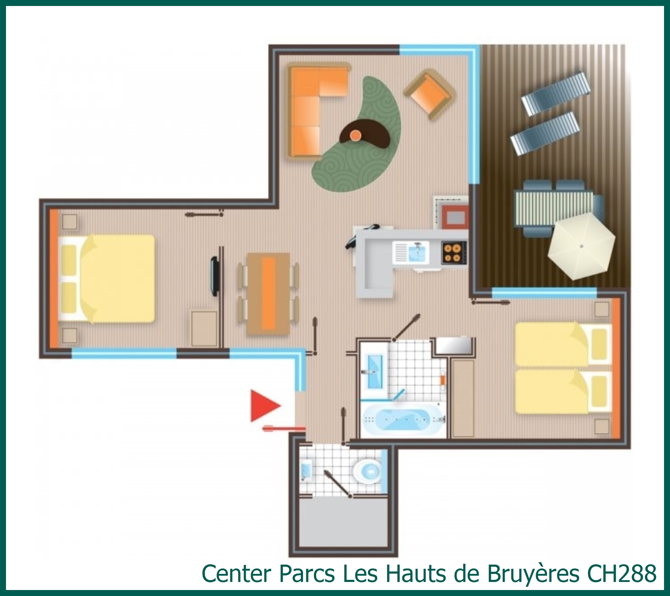 Cottage Premium CH288 à Les Hauts de Bruyères