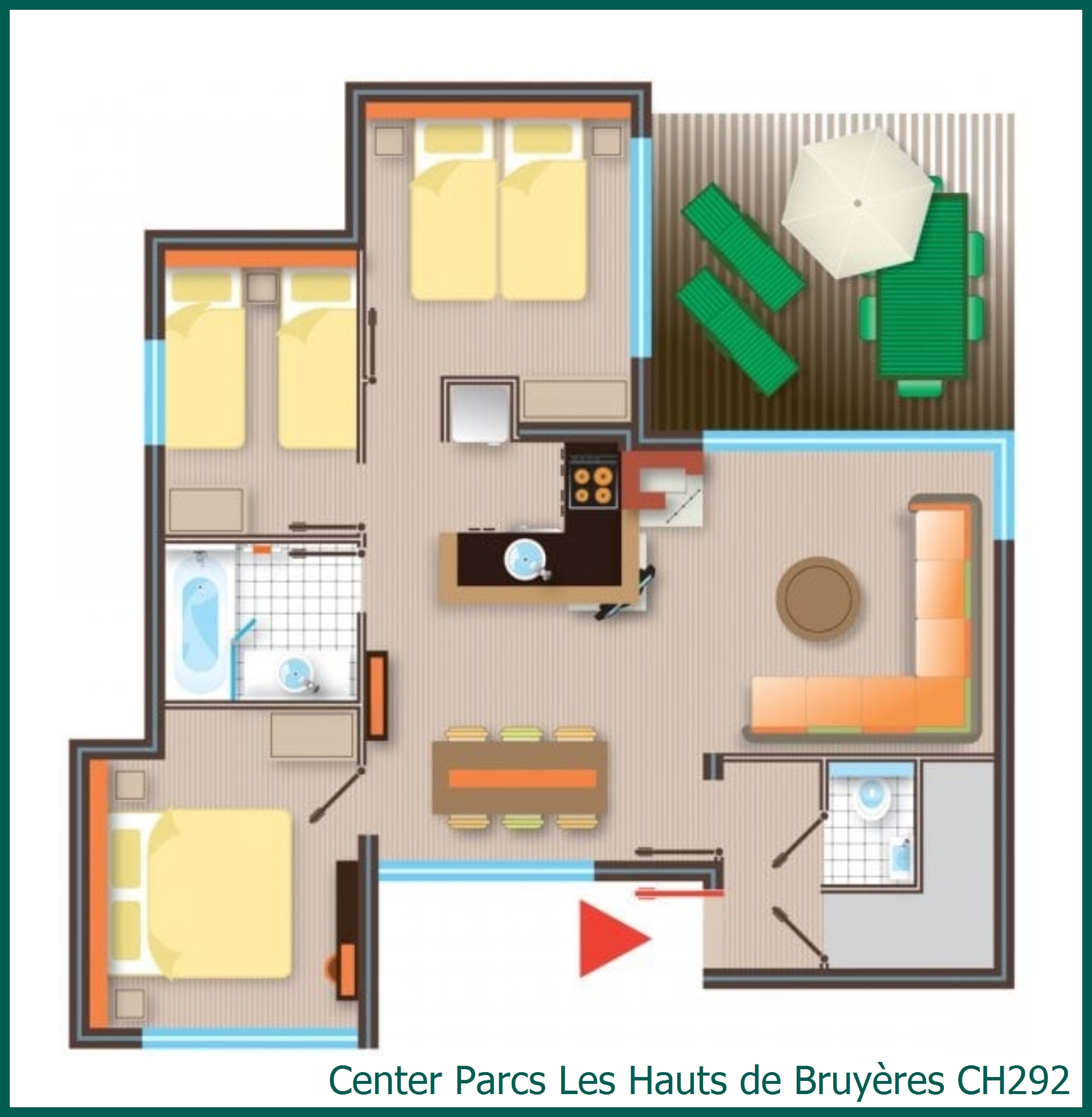 Cottage Comfort CH292 à Les Hauts de Bruyères
