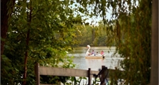 Tretbootfahren in Center Parcs Erperheide