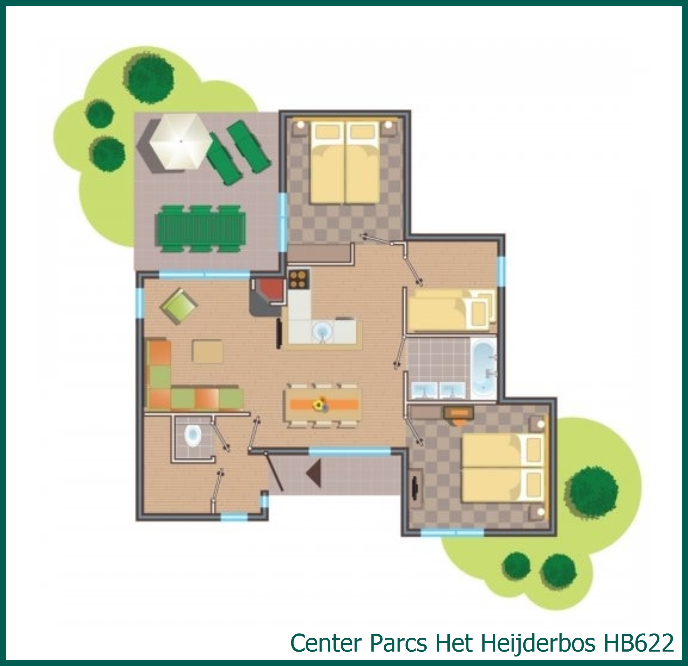 Cottage Premium HB622 à Het Heijderbos