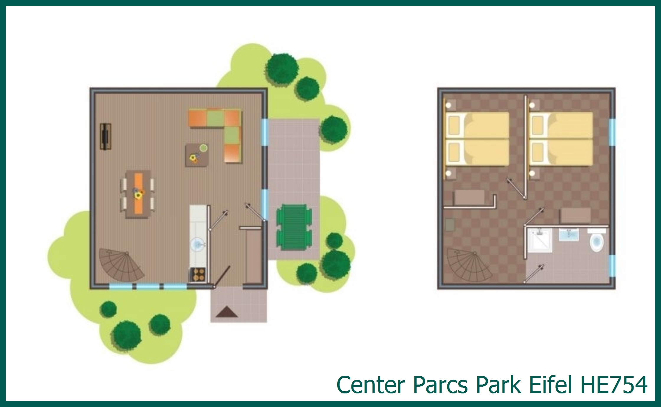 Comfort-Ferienhaus HE754 in Park Eifel