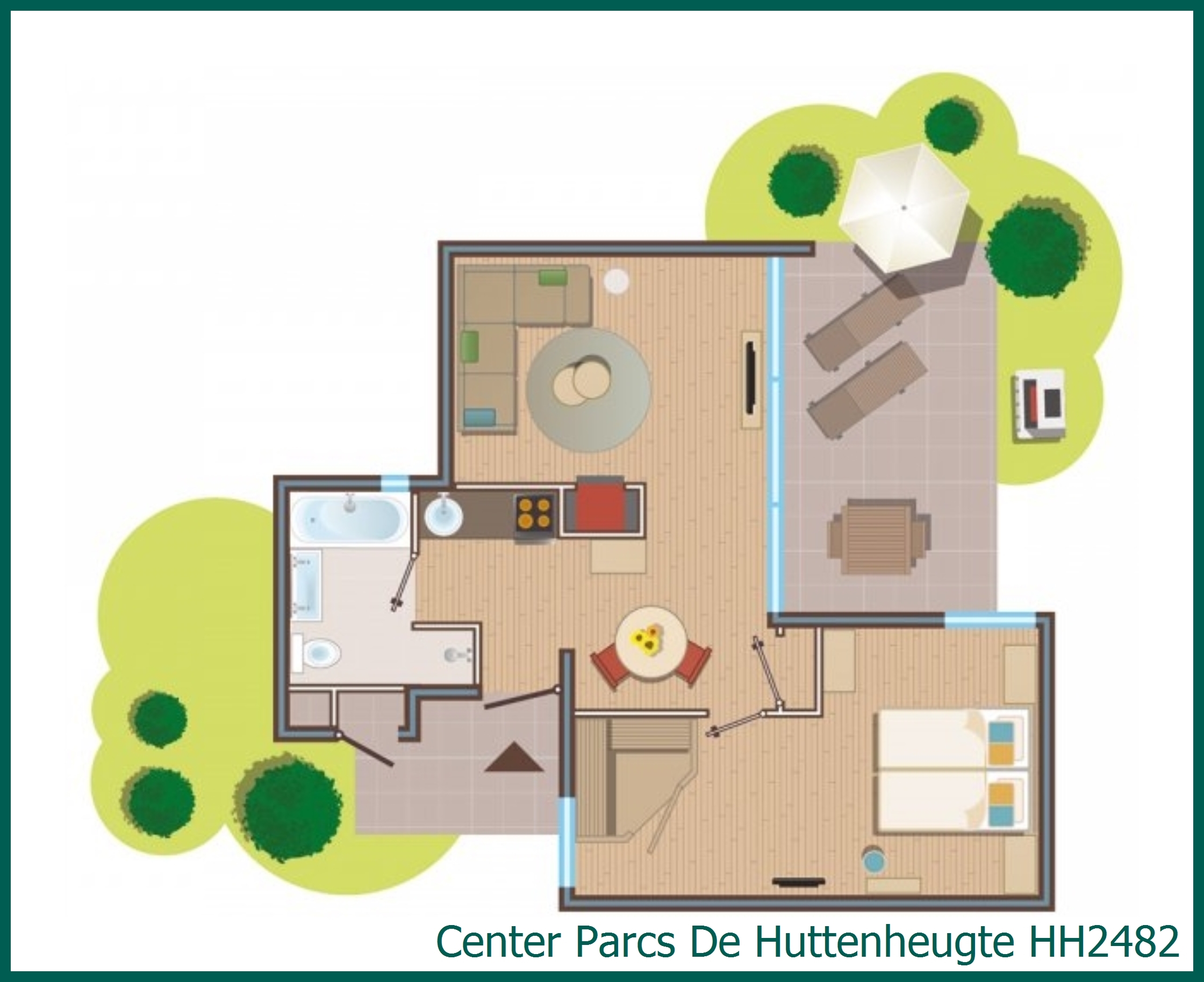 Cottage VIP HH2482 à De Huttenheugte