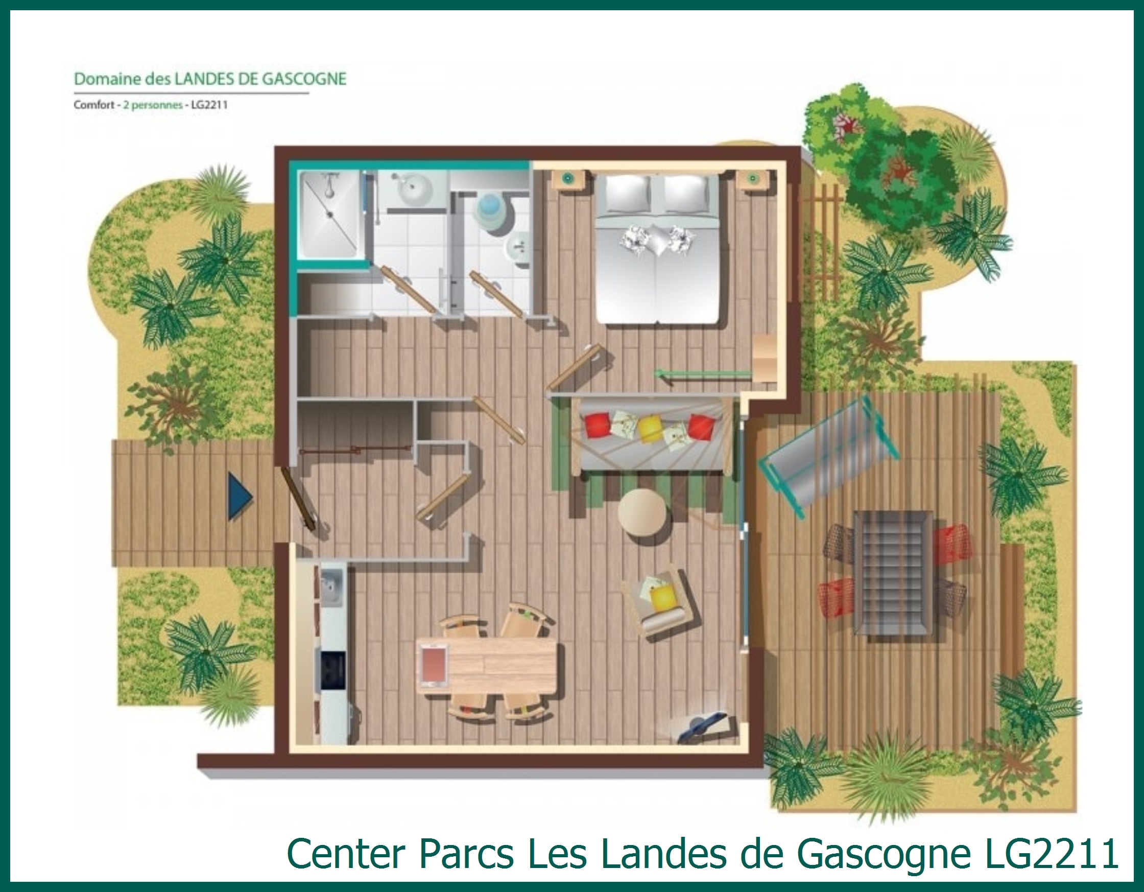 Cottage Comfort LG2211 à Les Landes de Gascogne