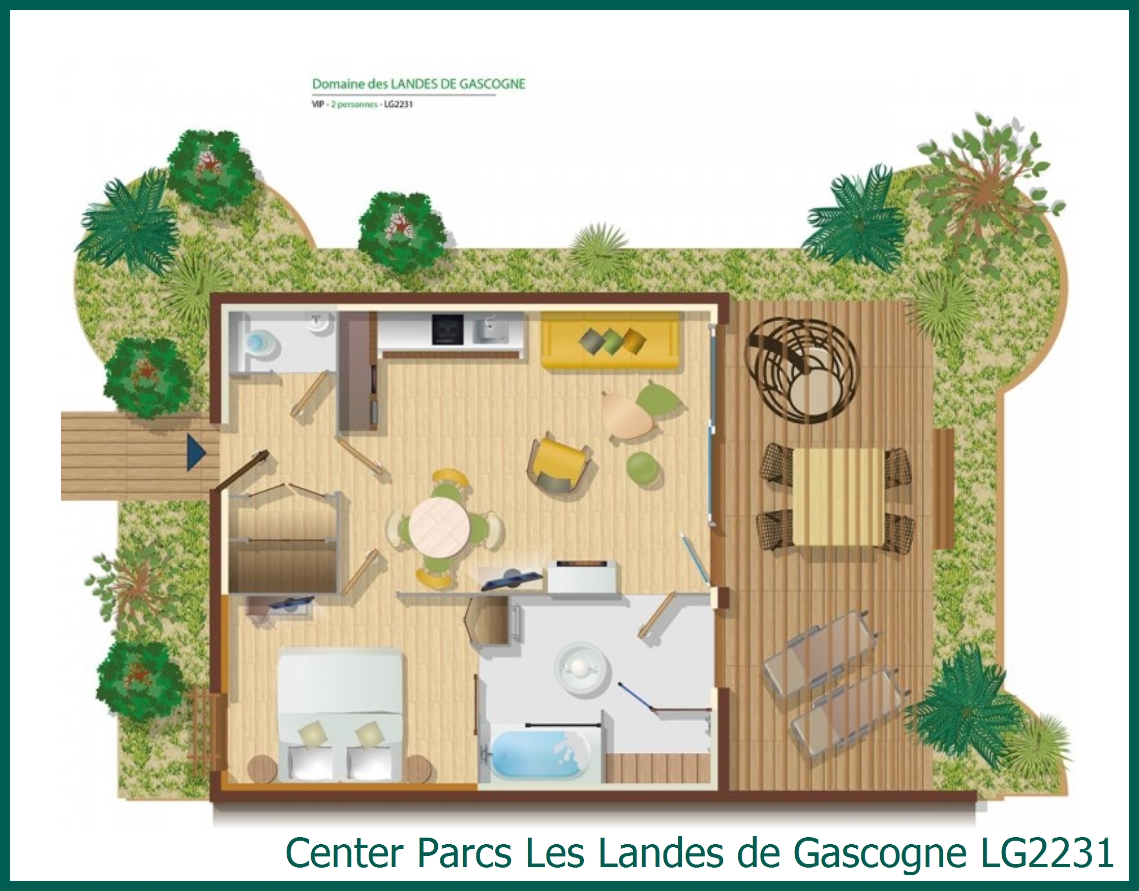 Cottage VIP LG2231 à Les Landes de Gascogne