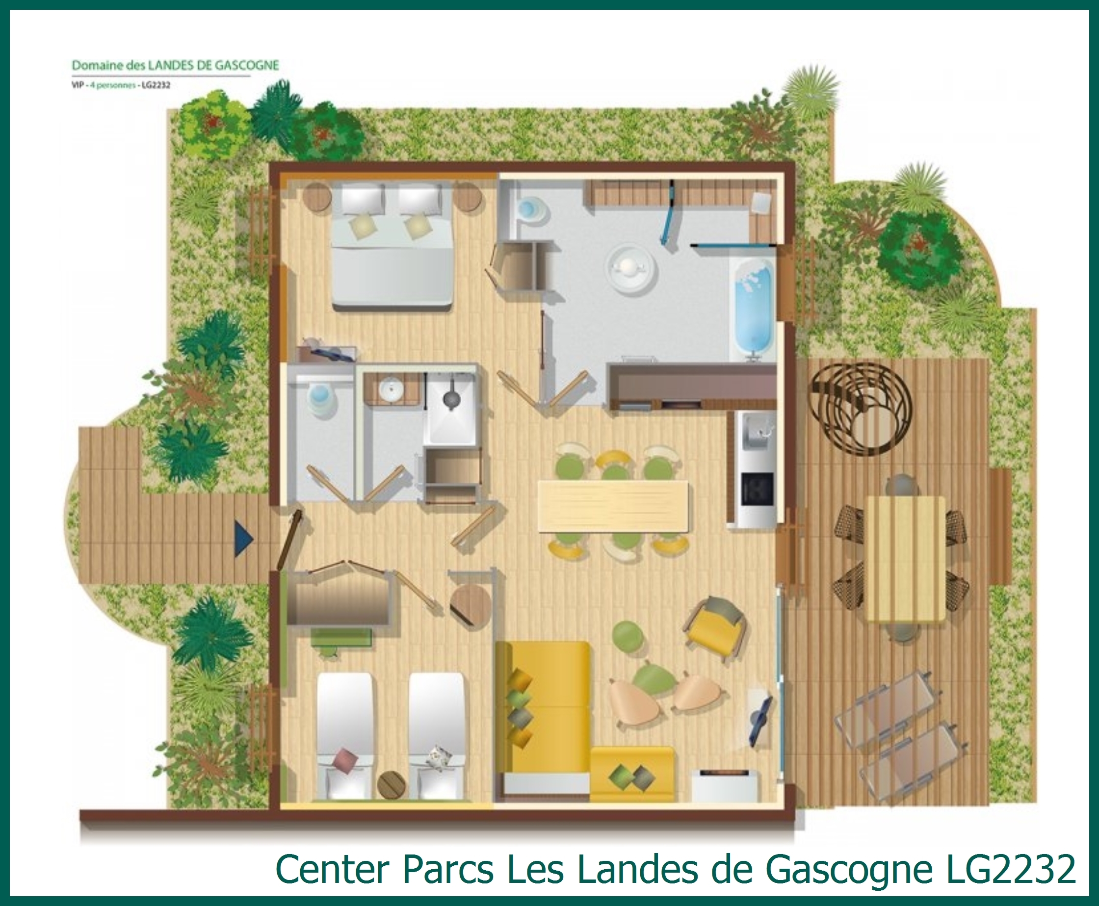 Cottage VIP LG2232 à Les Landes de Gascogne