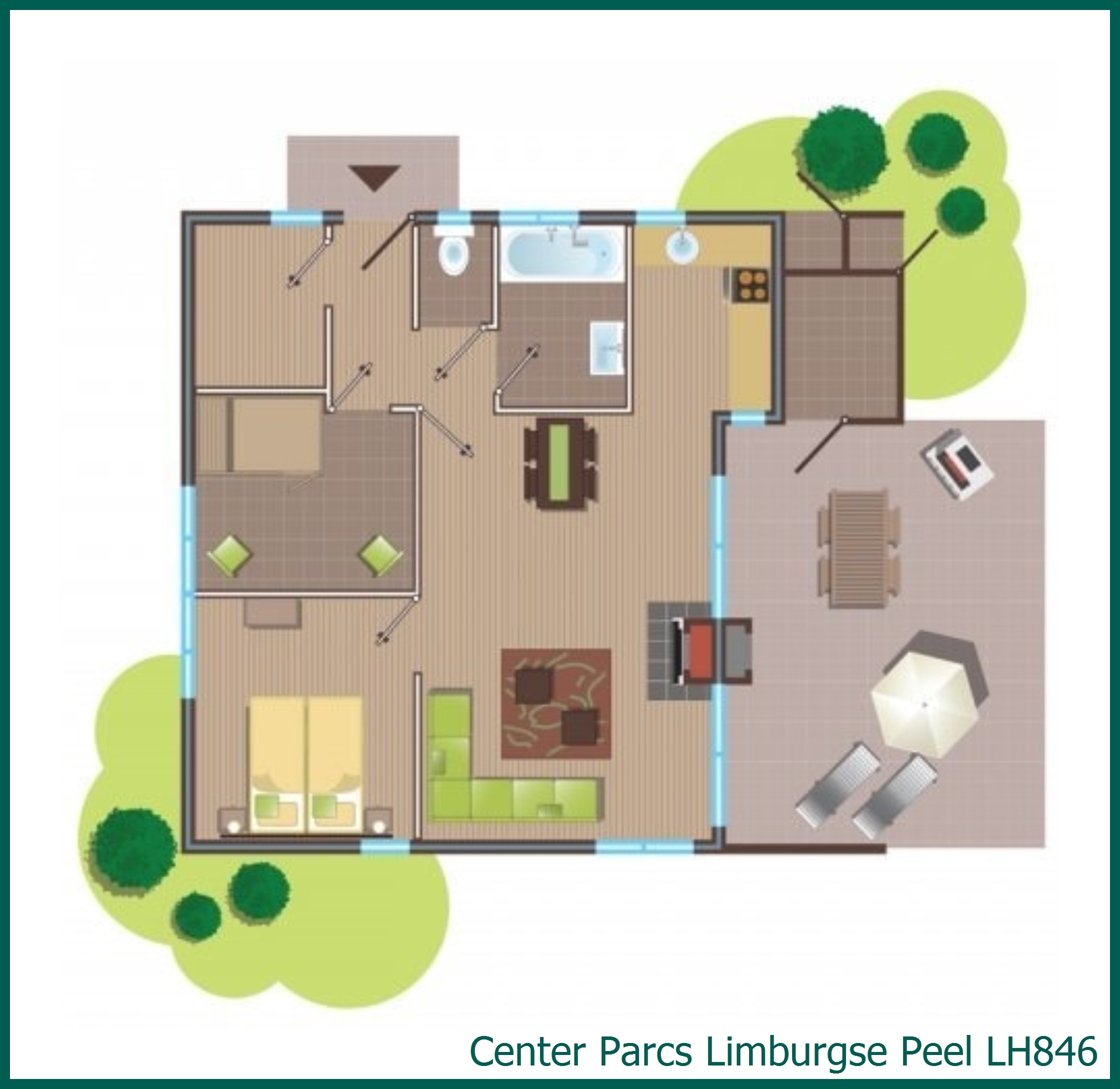 VIP-Ferienhaus LH846 in Limburgse Peel