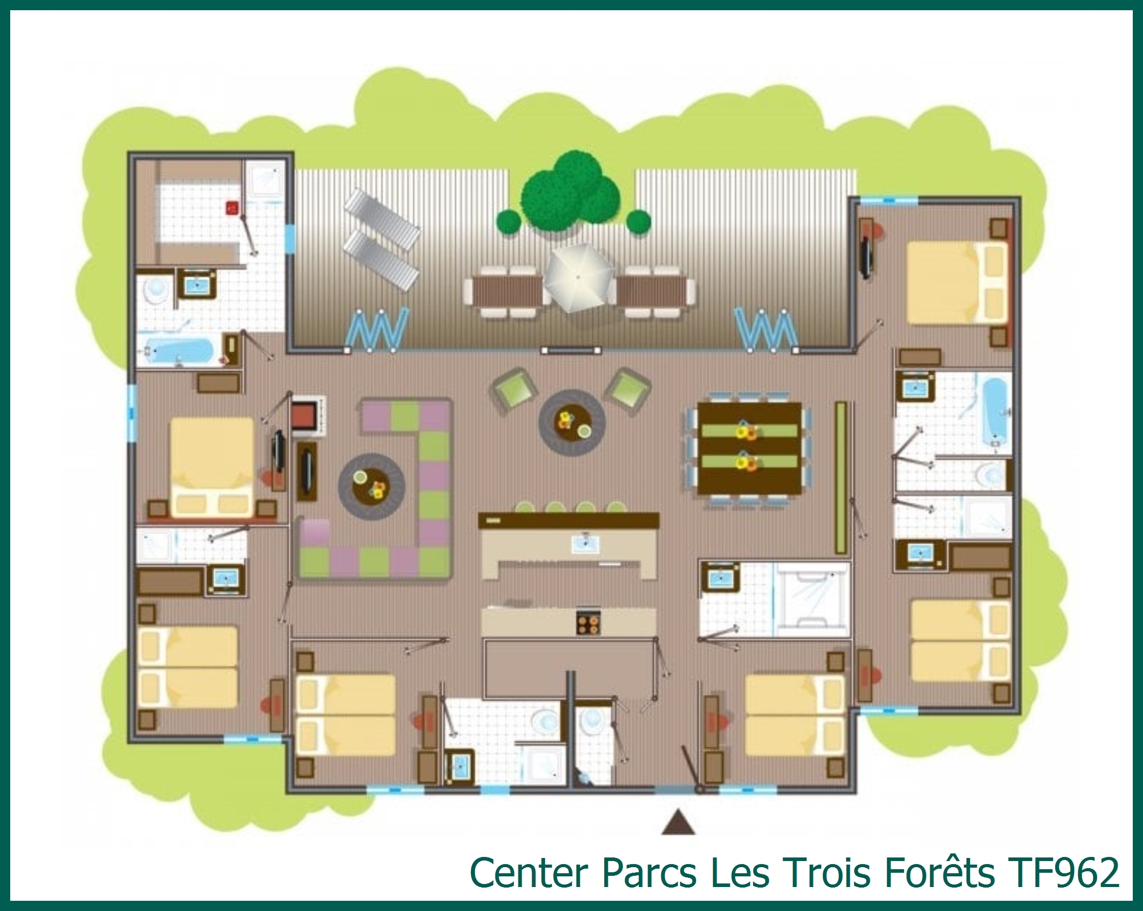 VIP-Ferienhaus TF962 in Les Trois Forêts