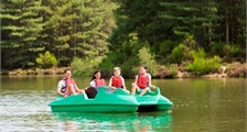 Tretbootfahren in Center Parcs Les Trois Forêts