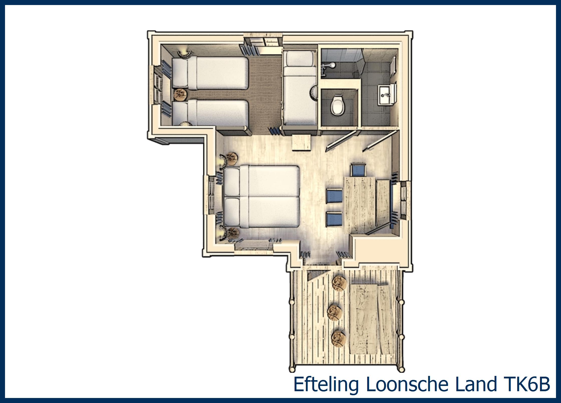 Themenzimmer Baum 6 Personen TK6B in Loonsche Land
