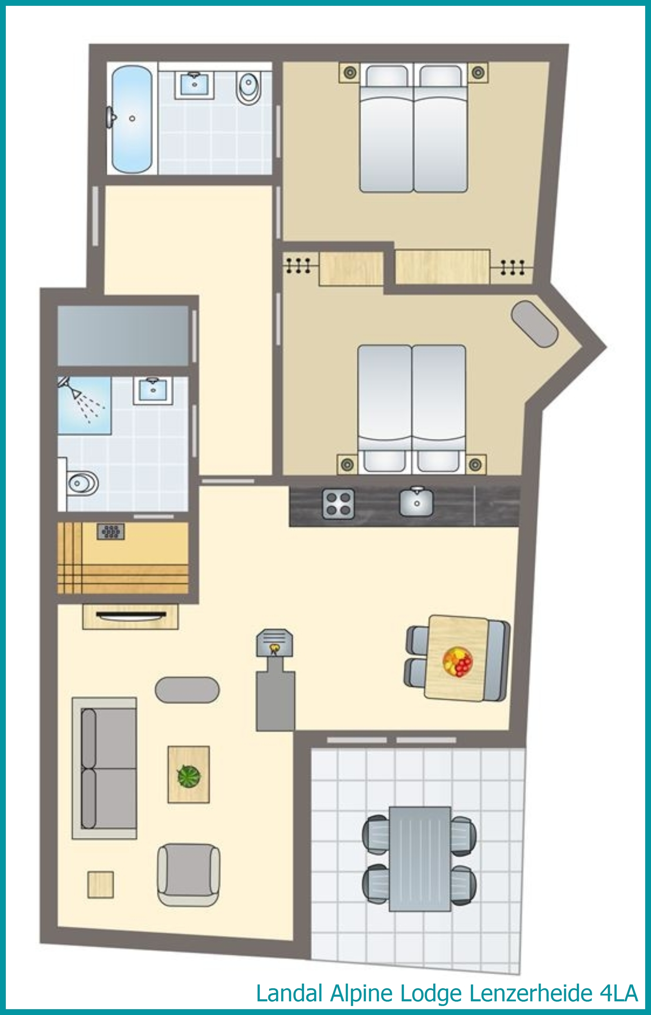 appartement 4 personnes 4LA à Alpine Lodge Lenzerheide