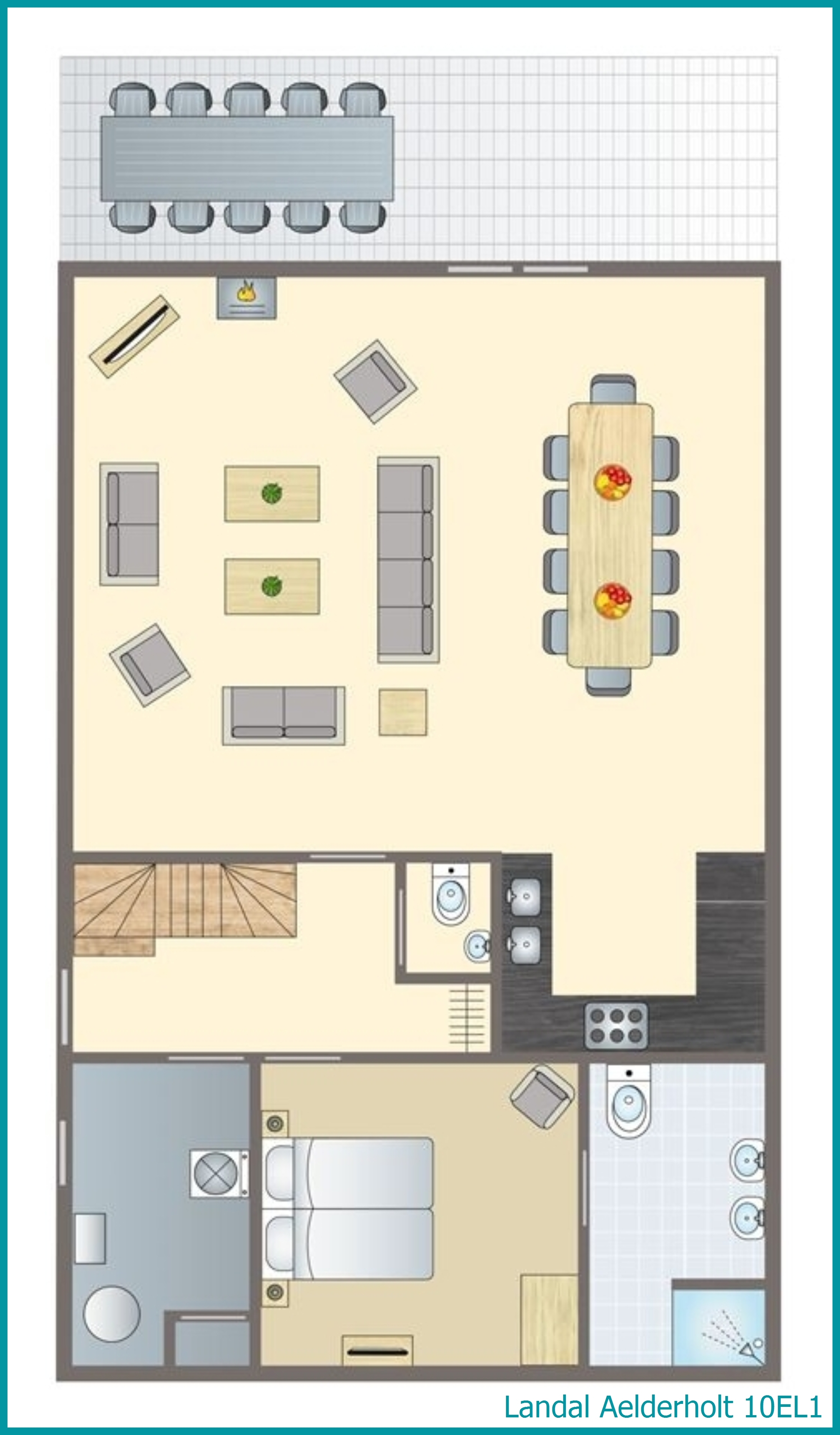 10-Personen-Ferienhaus 10EL1 in Aelderholt