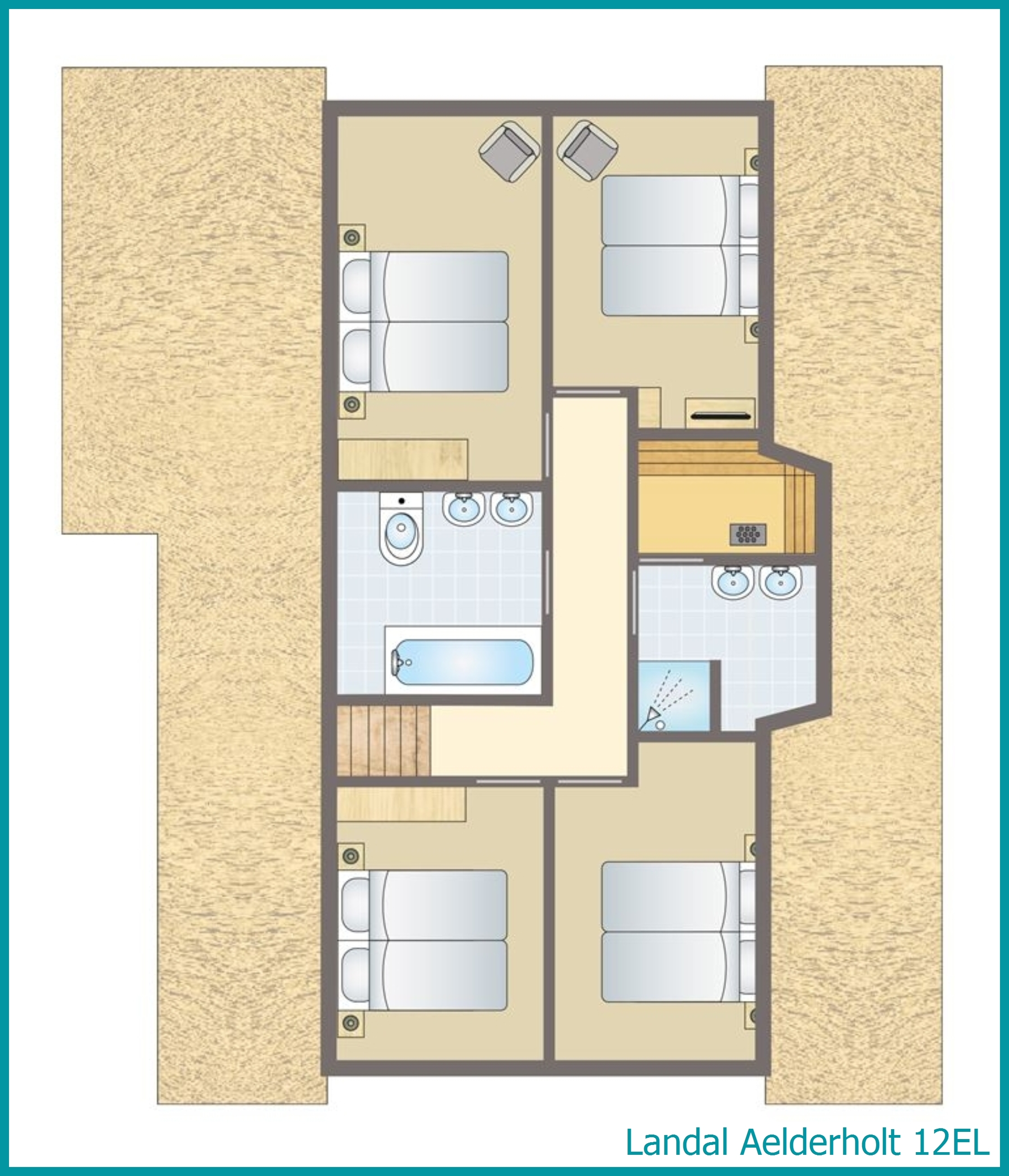 12-Personen-Ferienhaus 12EL in Aelderholt