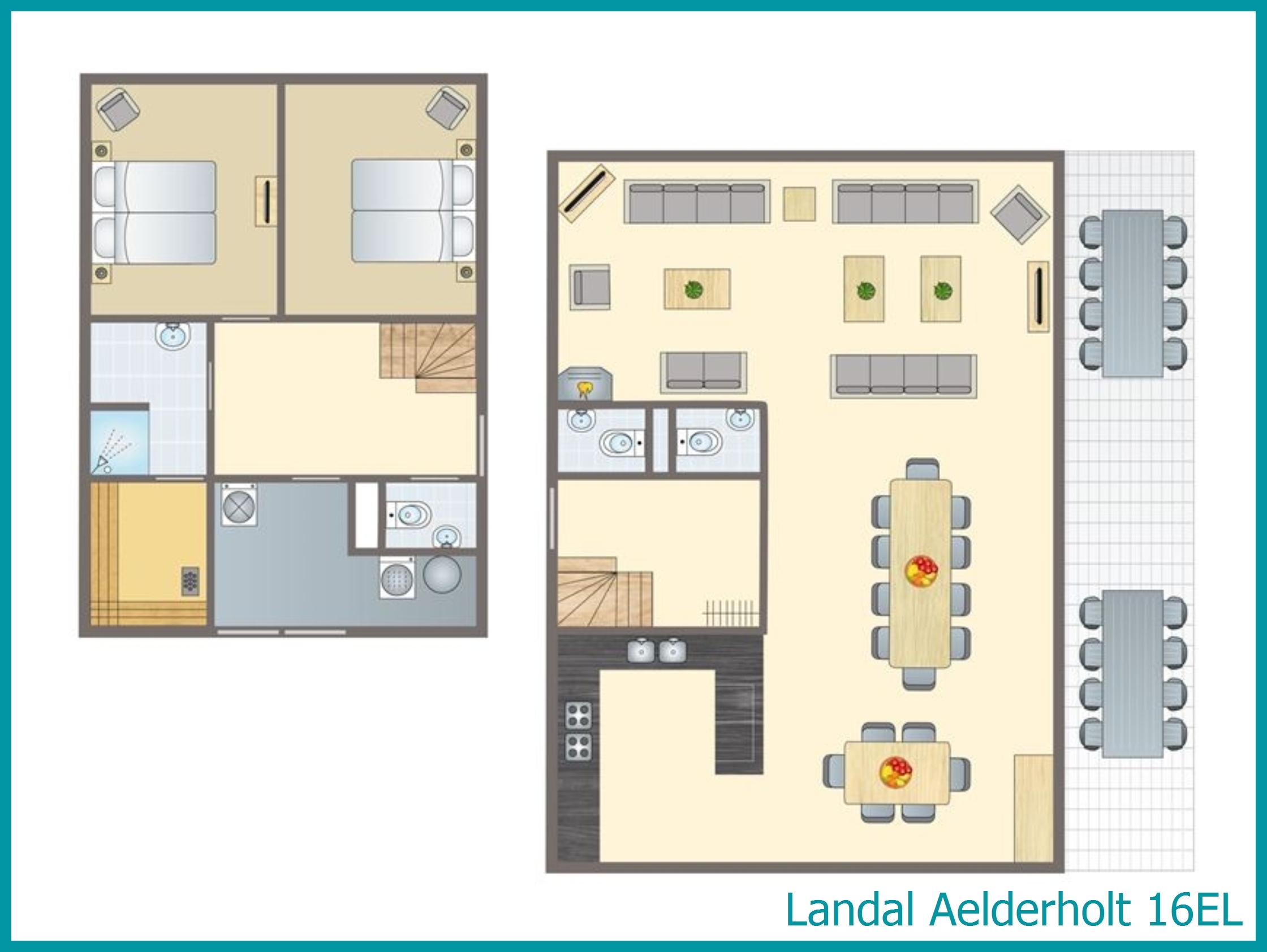 16-Personen-Ferienhaus 16EL in Aelderholt