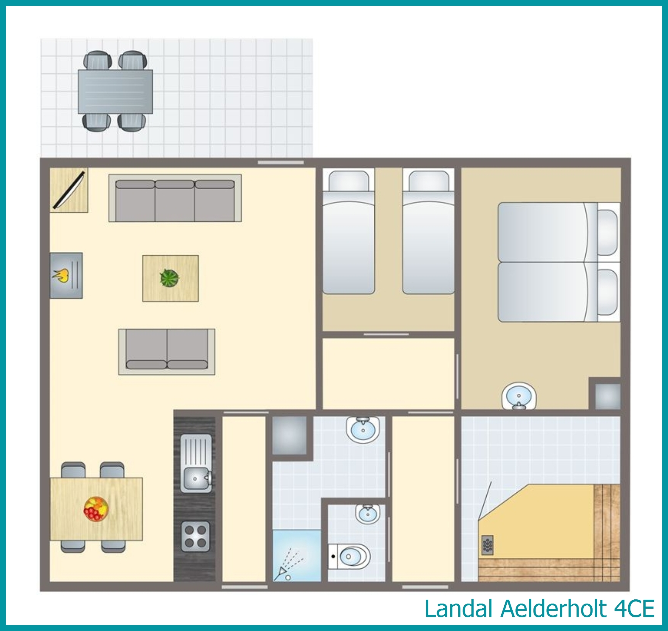 4-Personen-Ferienhaus 4CE in Aelderholt