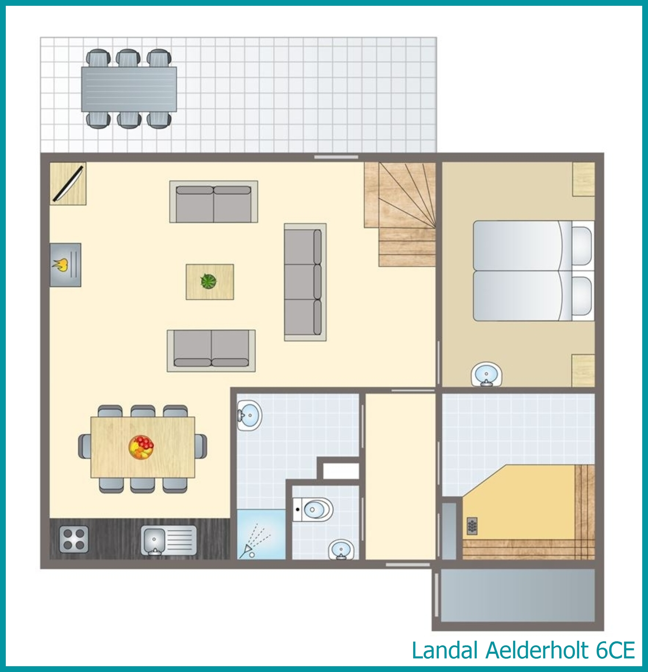 6-Personen-Ferienhaus 6CE in Aelderholt