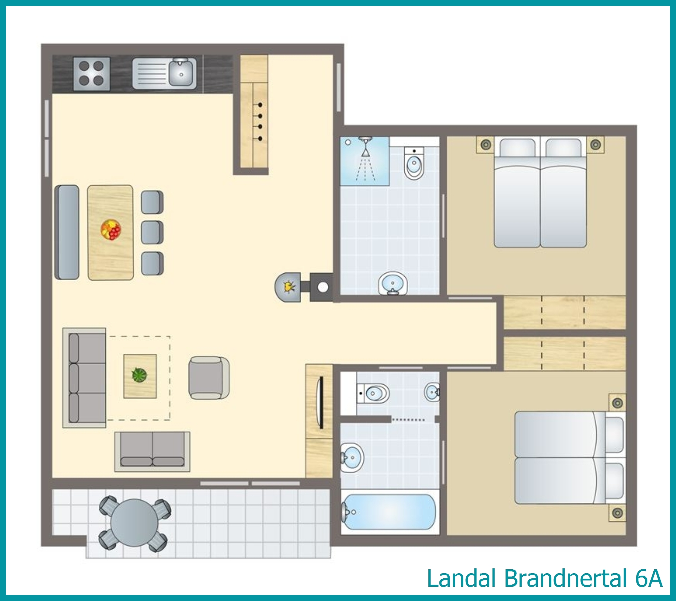6-Personen-Ferienwohnung 6A in Brandnertal