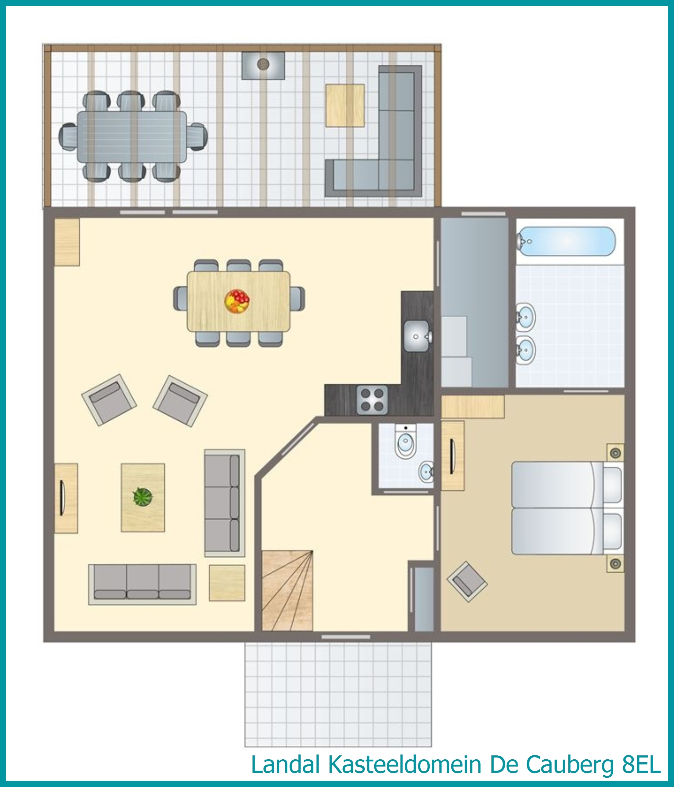 8-Personen-Villa 8EL in Kasteeldomein De Cauberg