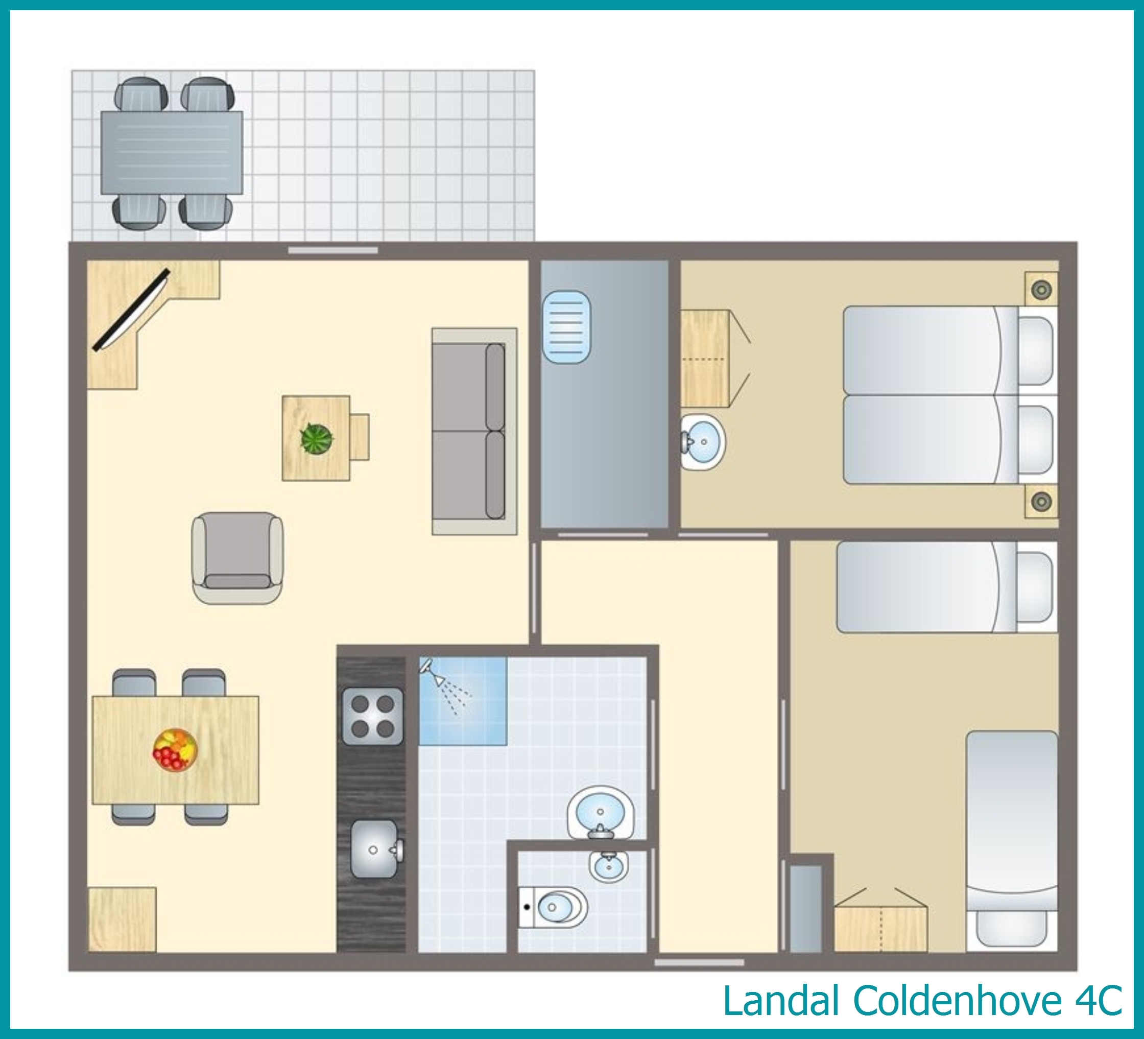 4-Personen-Ferienhaus 4C in Coldenhove