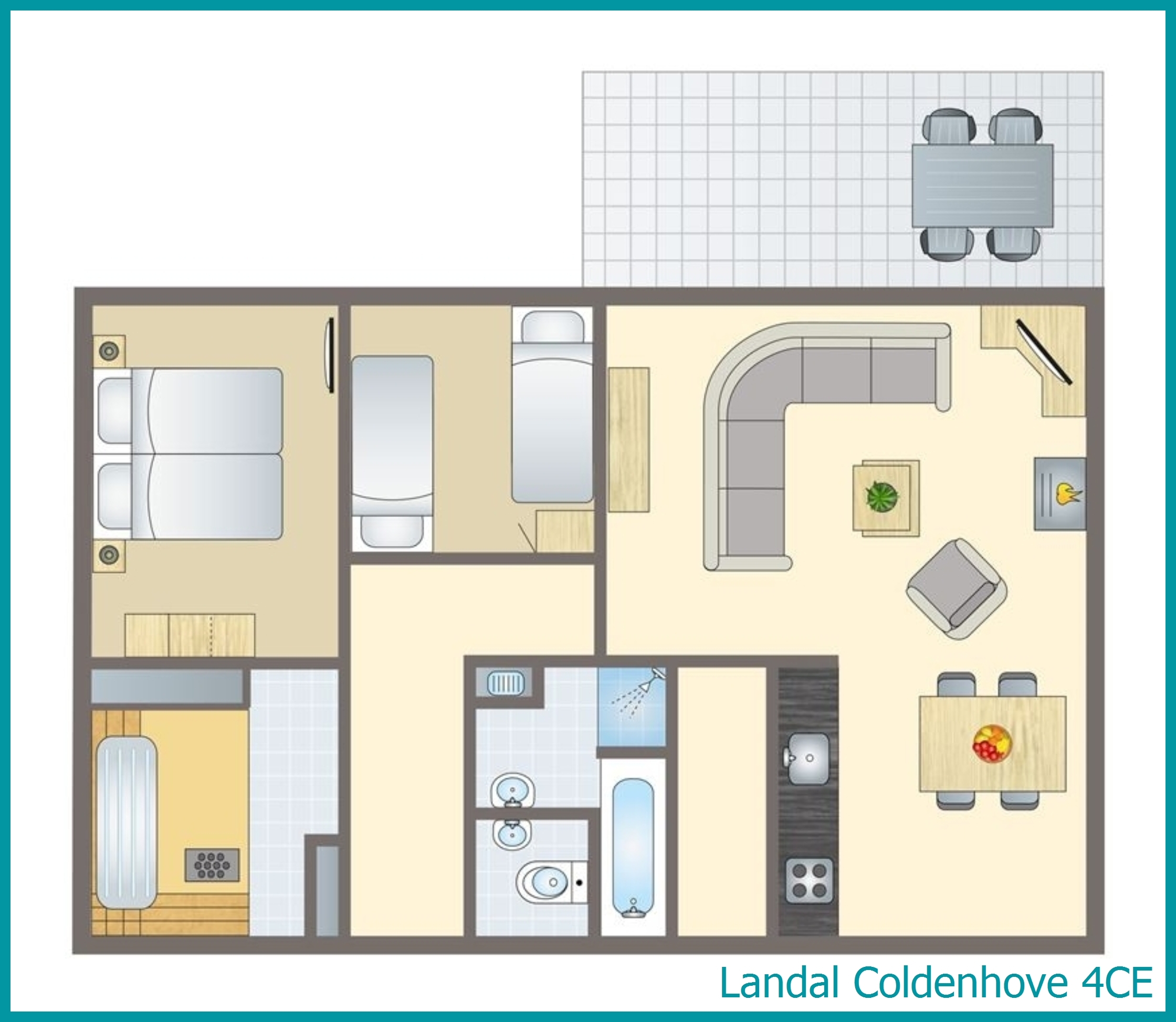 4-Personen-Ferienhaus 4CE in Coldenhove