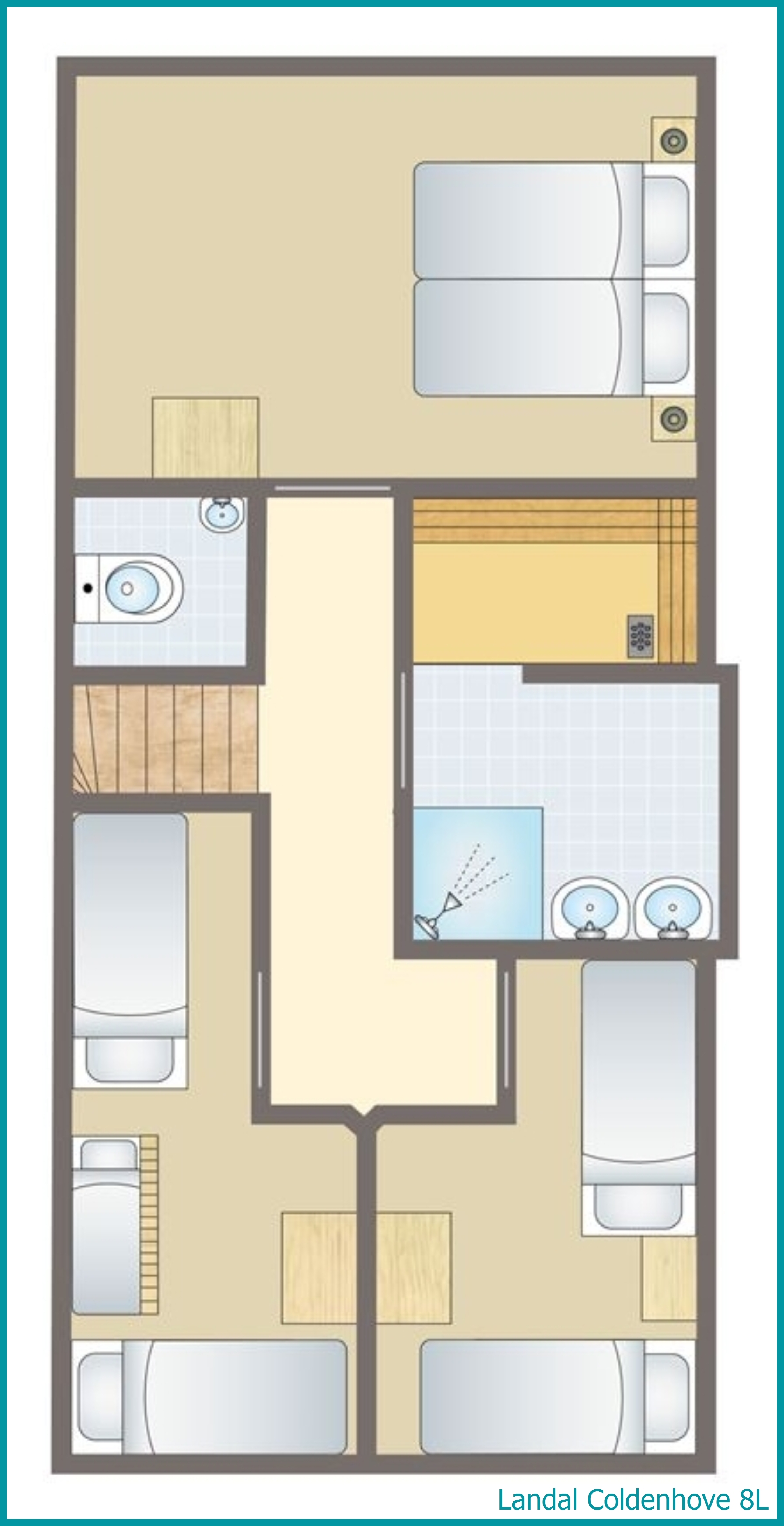 8-Personen-Ferienhaus 8L in Coldenhove