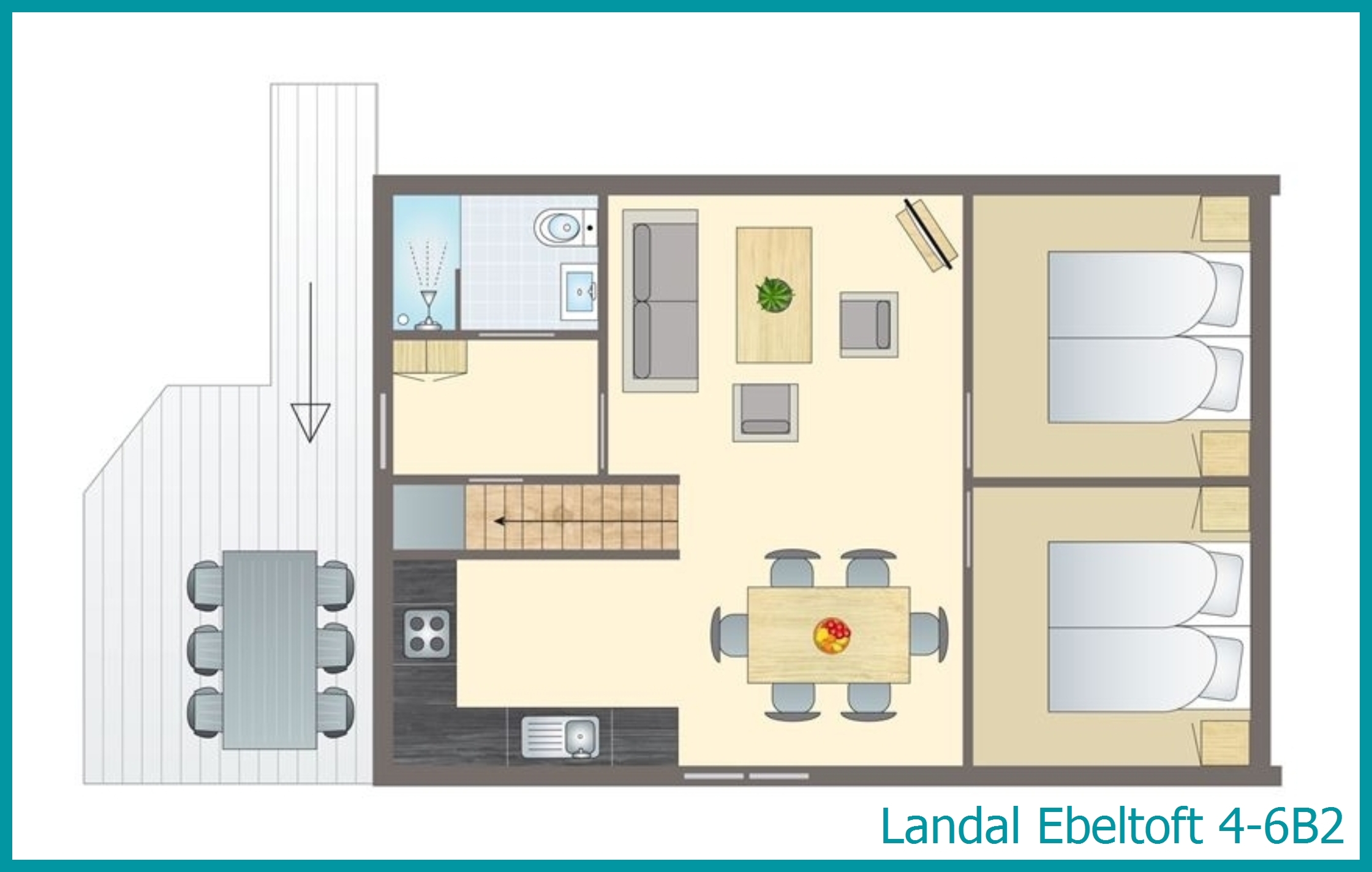 4-6-Personen-Ferienhaus 4-6B2 in Ebeltoft