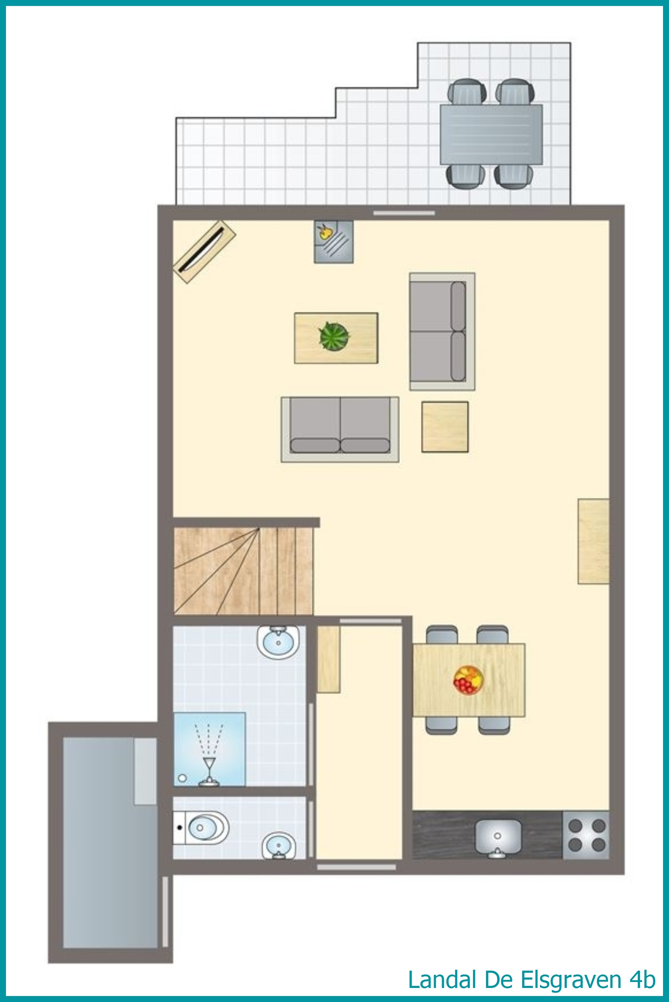 4-Personen-Ferienhaus 4b in De Elsgraven