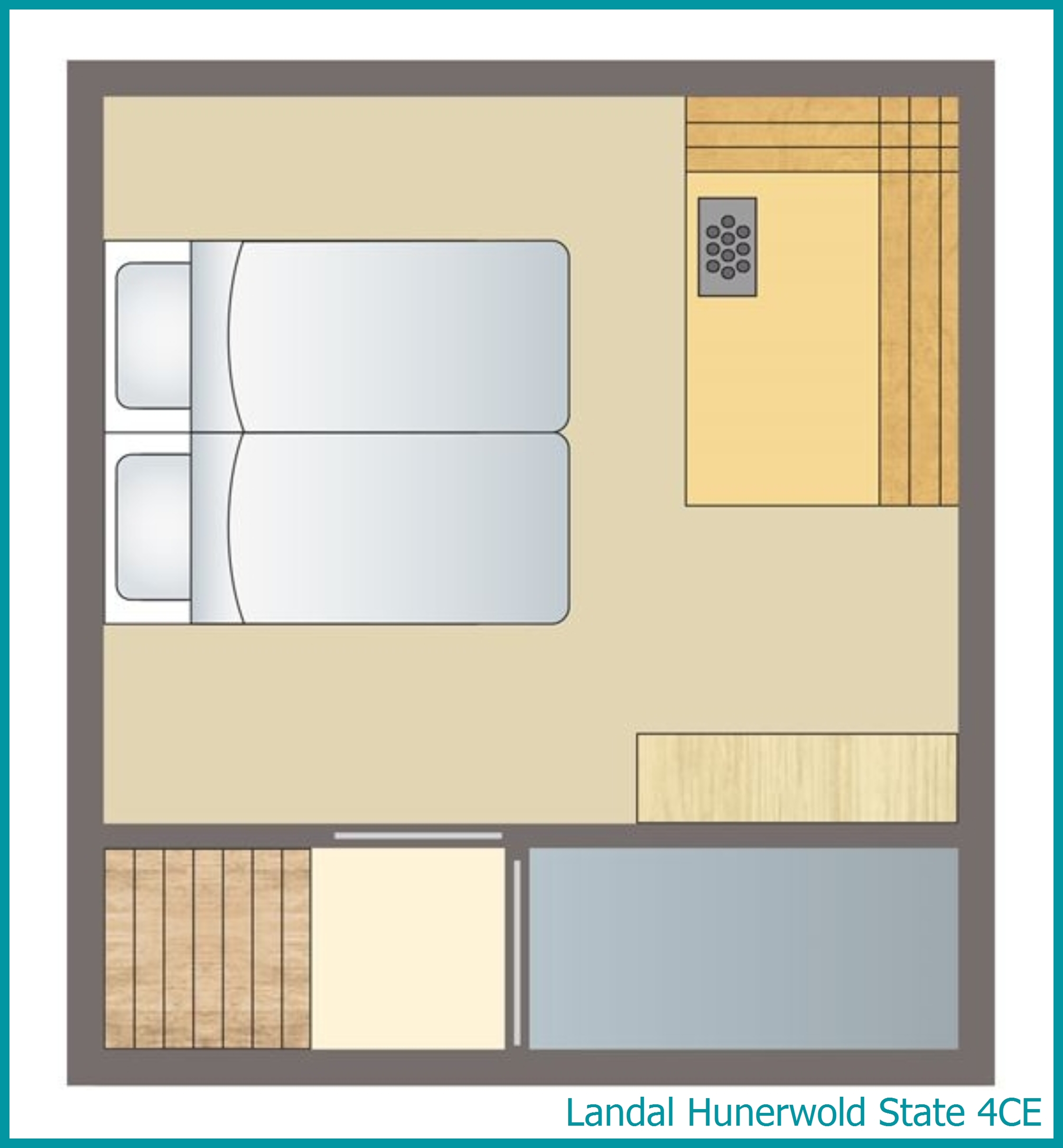 4-Personen-Ferienhaus 4CE in Hunerwold State