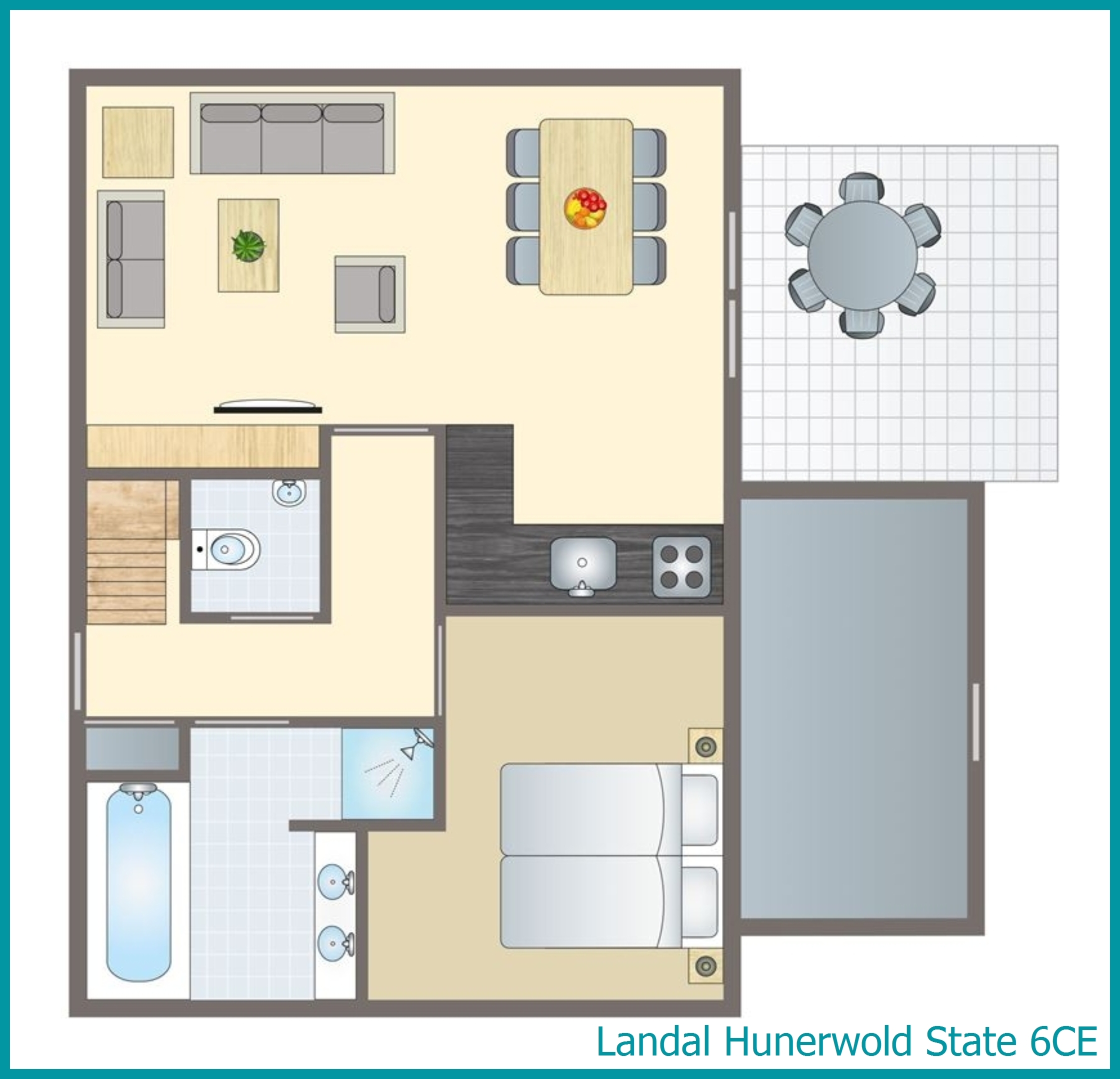 6-Personen-Ferienhaus 6CE in Hunerwold State