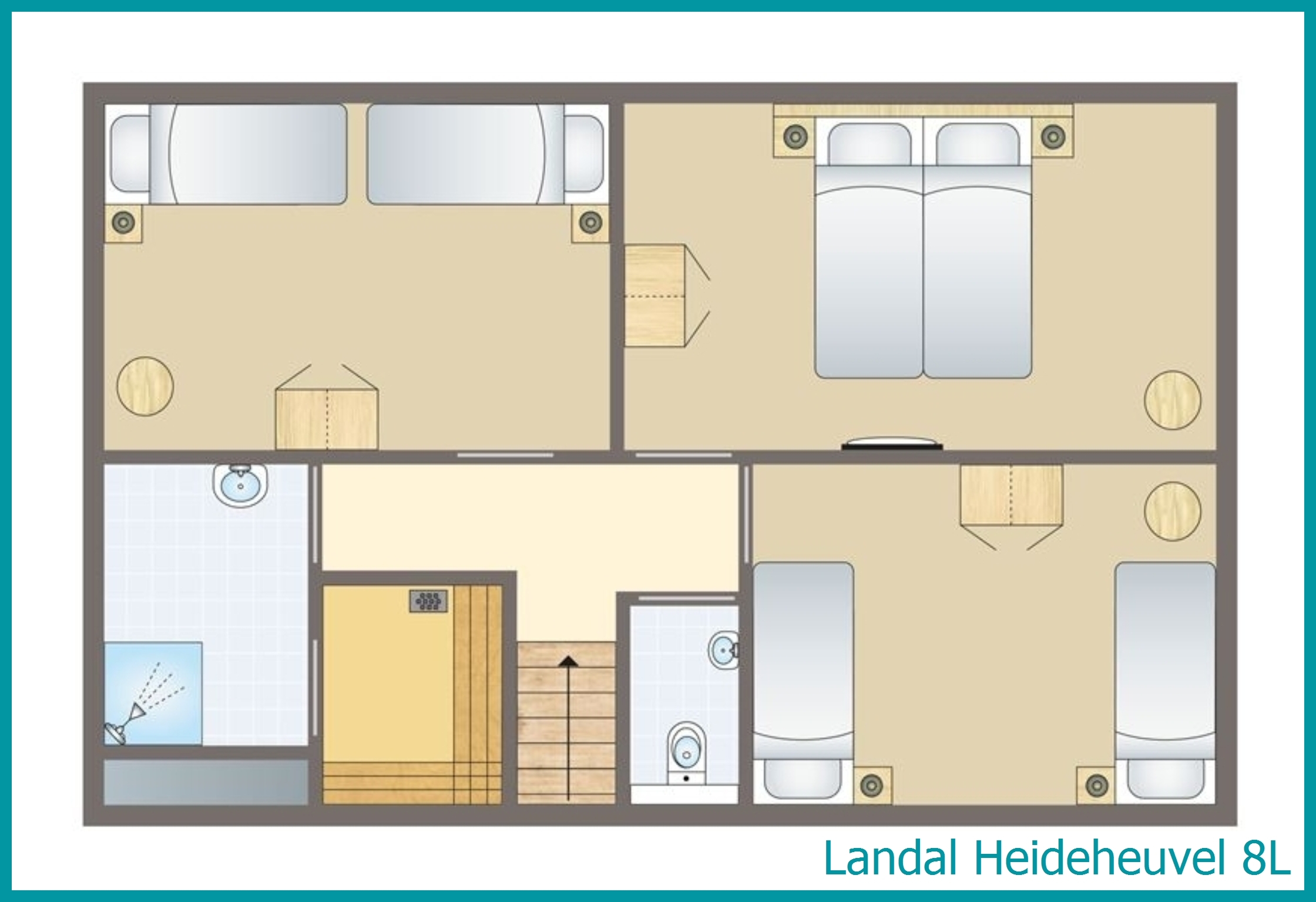 8-Personen-Ferienhaus 8L in Heideheuvel