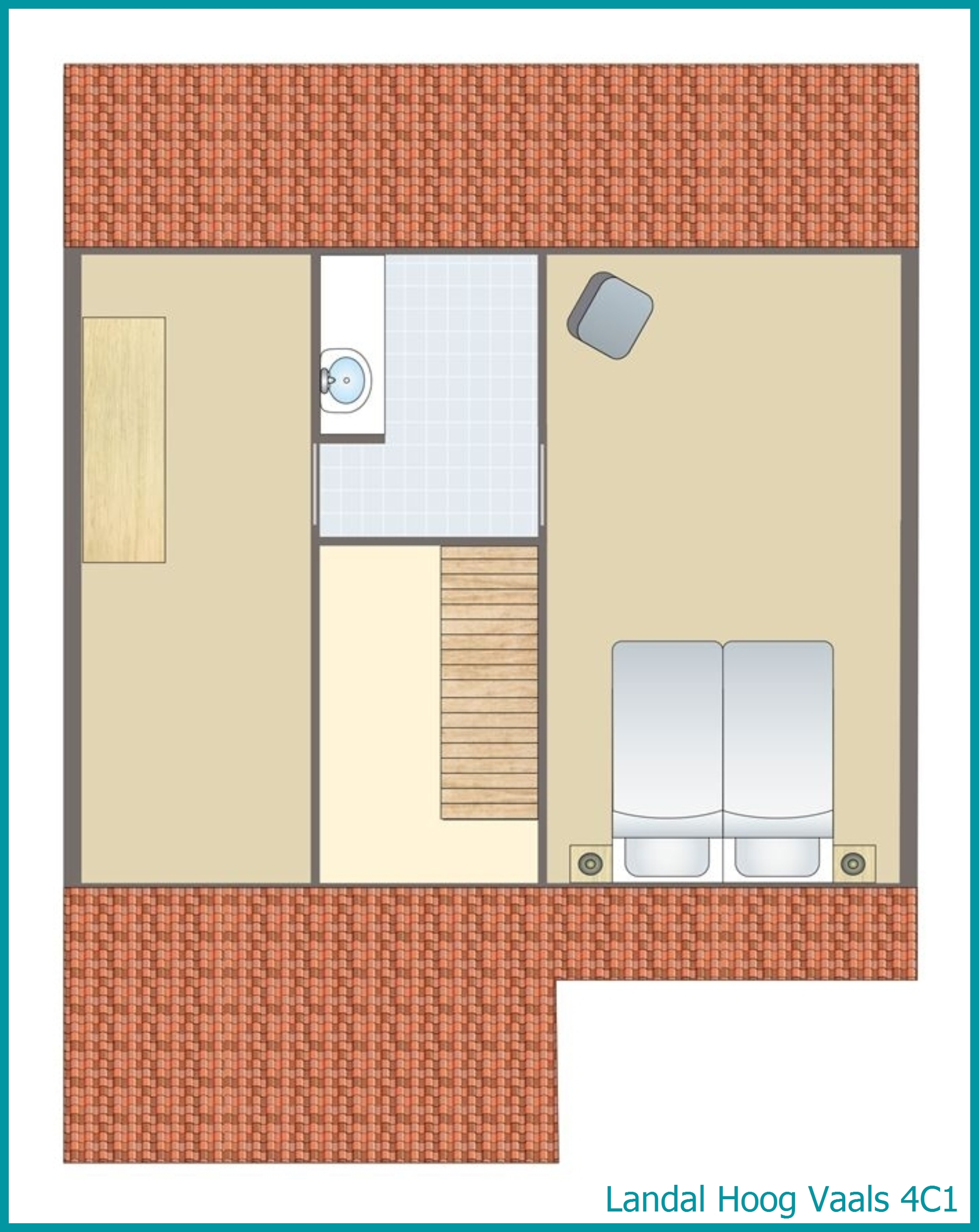 4-Personen-Ferienhaus 4C1 in Hoog Vaals