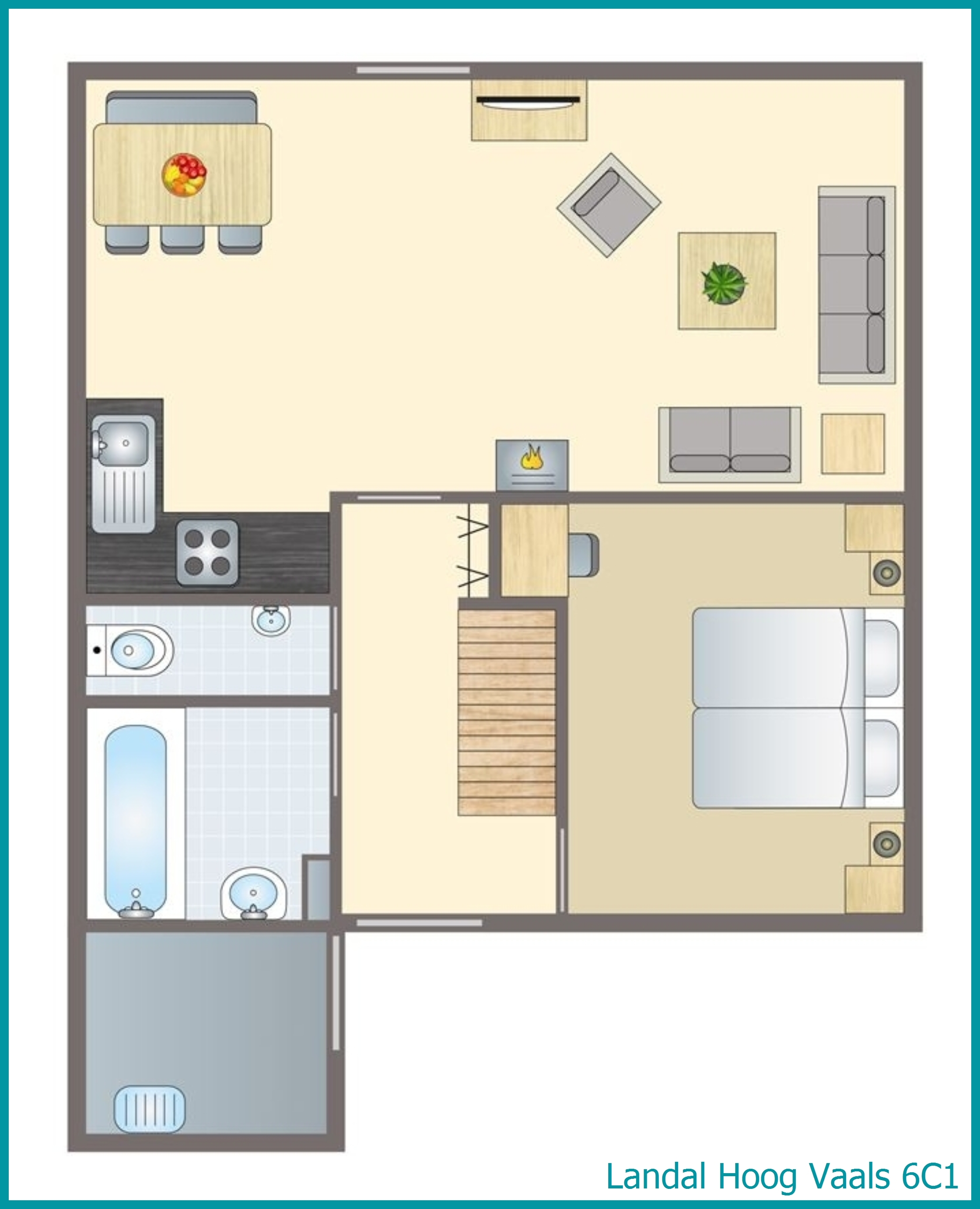 6-Personen-Ferienhaus 6C1 in Hoog Vaals