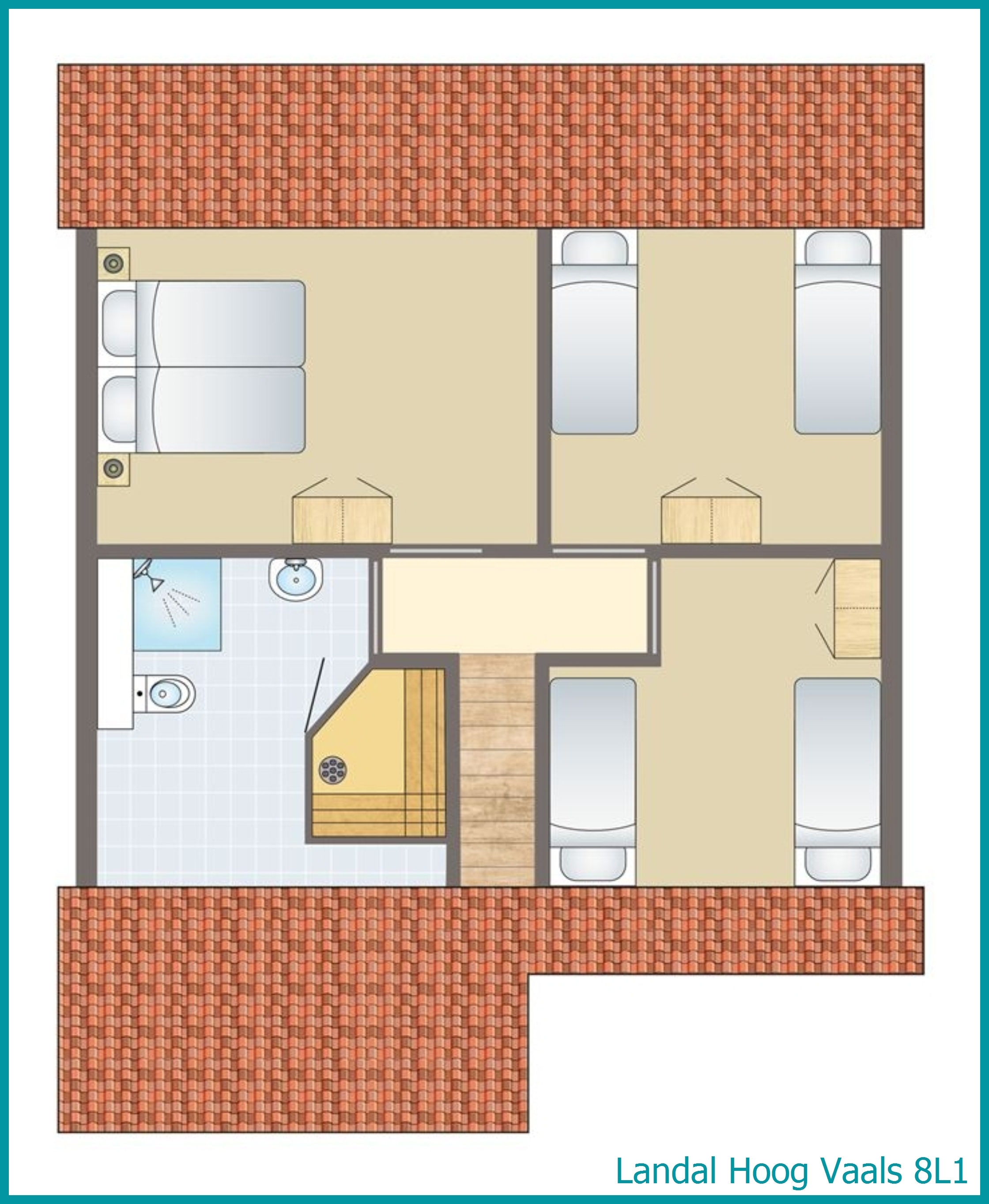 8-Personen-Ferienhaus 8L1 in Hoog Vaals
