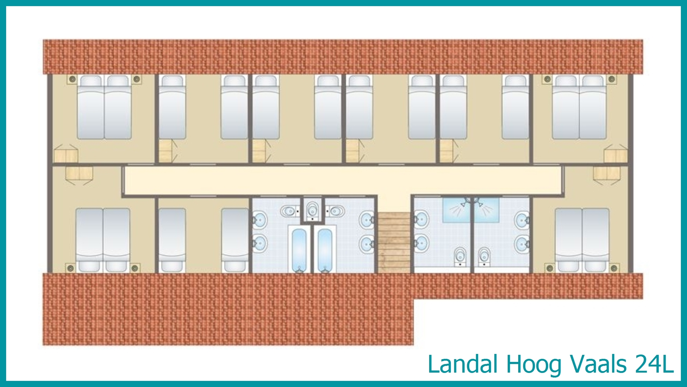 Bungalow 24 personnes 24L à Hoog Vaals