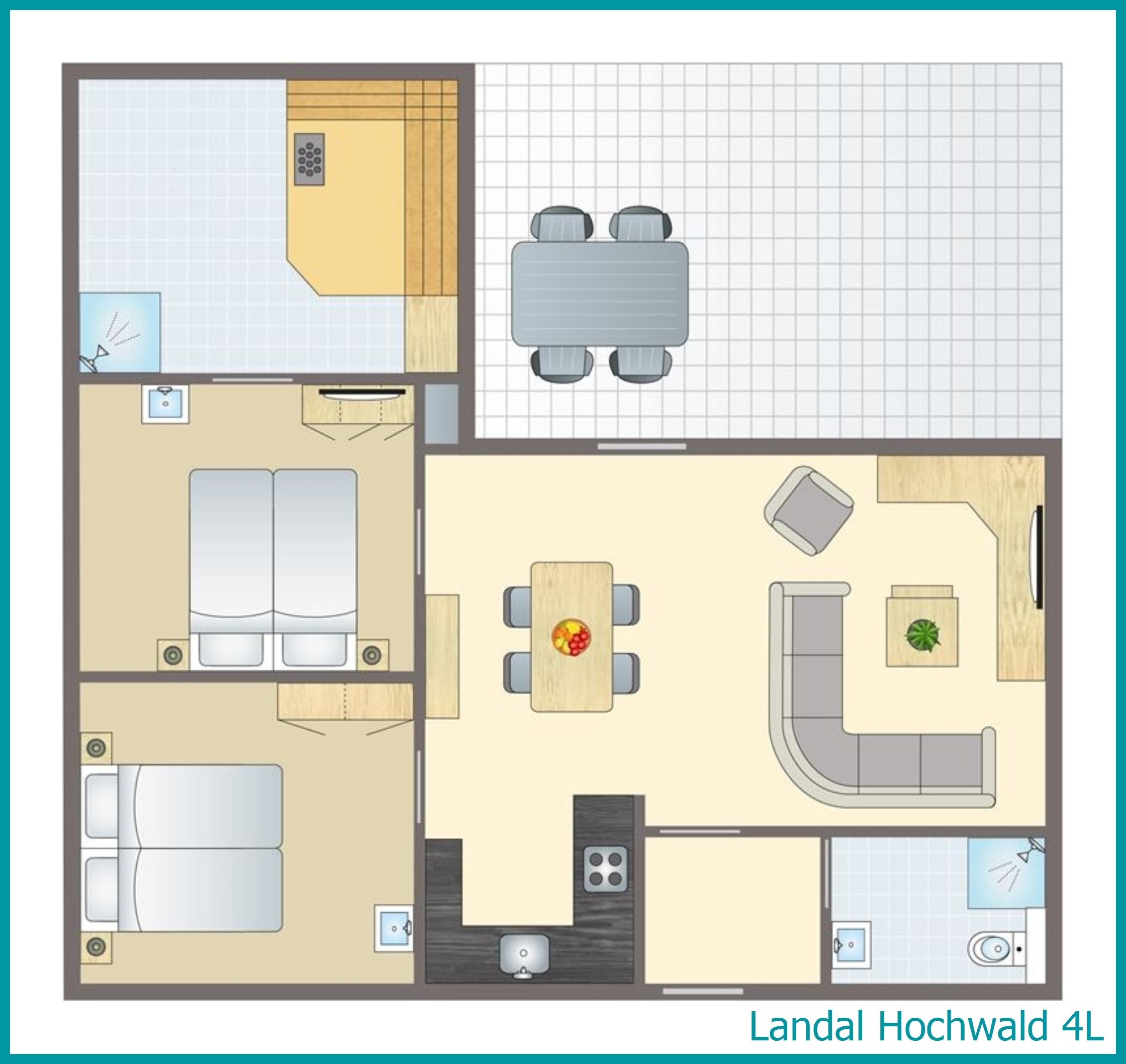 bungalow 4 personnes 4L à Hochwald