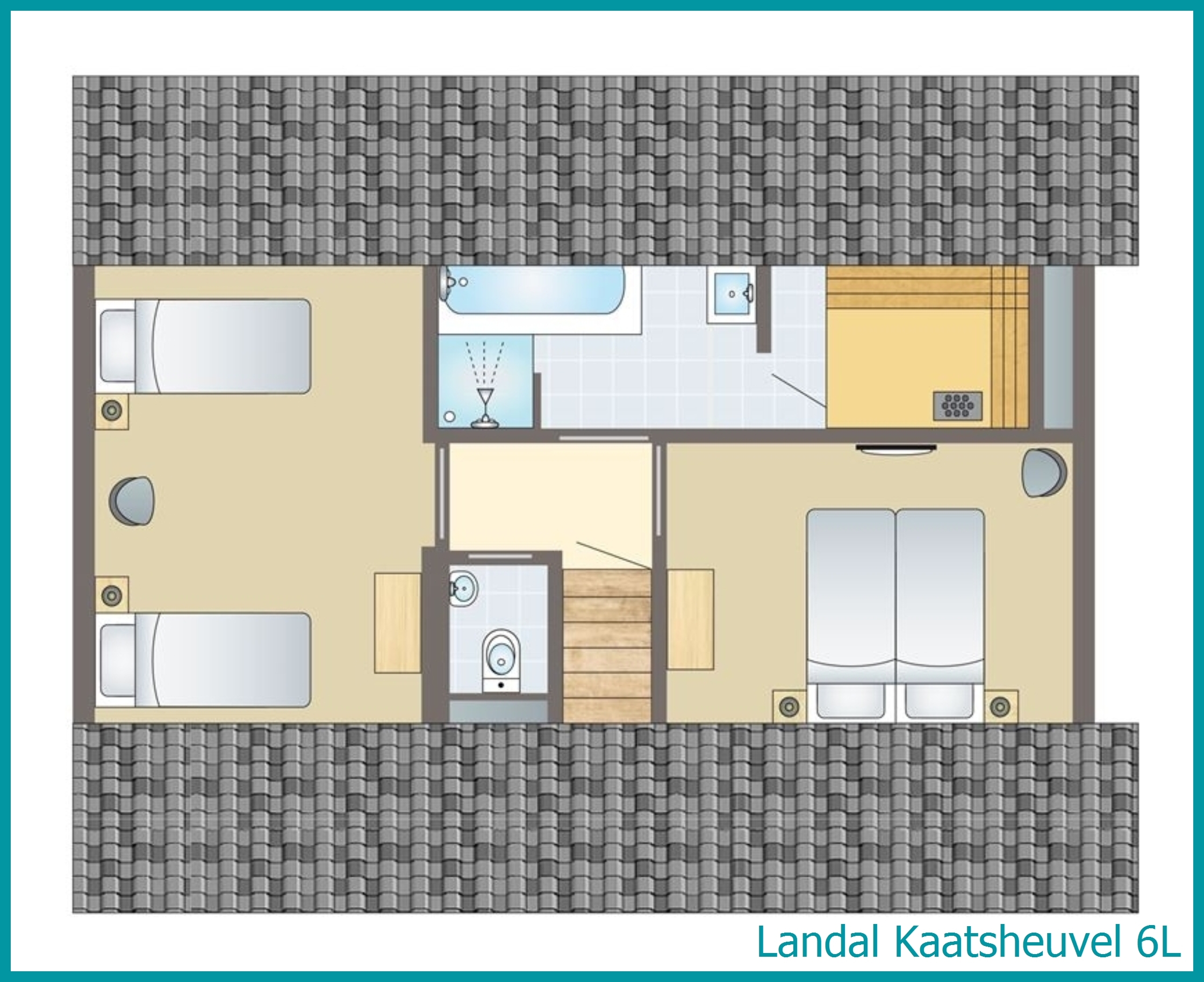 6-Personen-Ferienhaus 6L in Kaatsheuvel