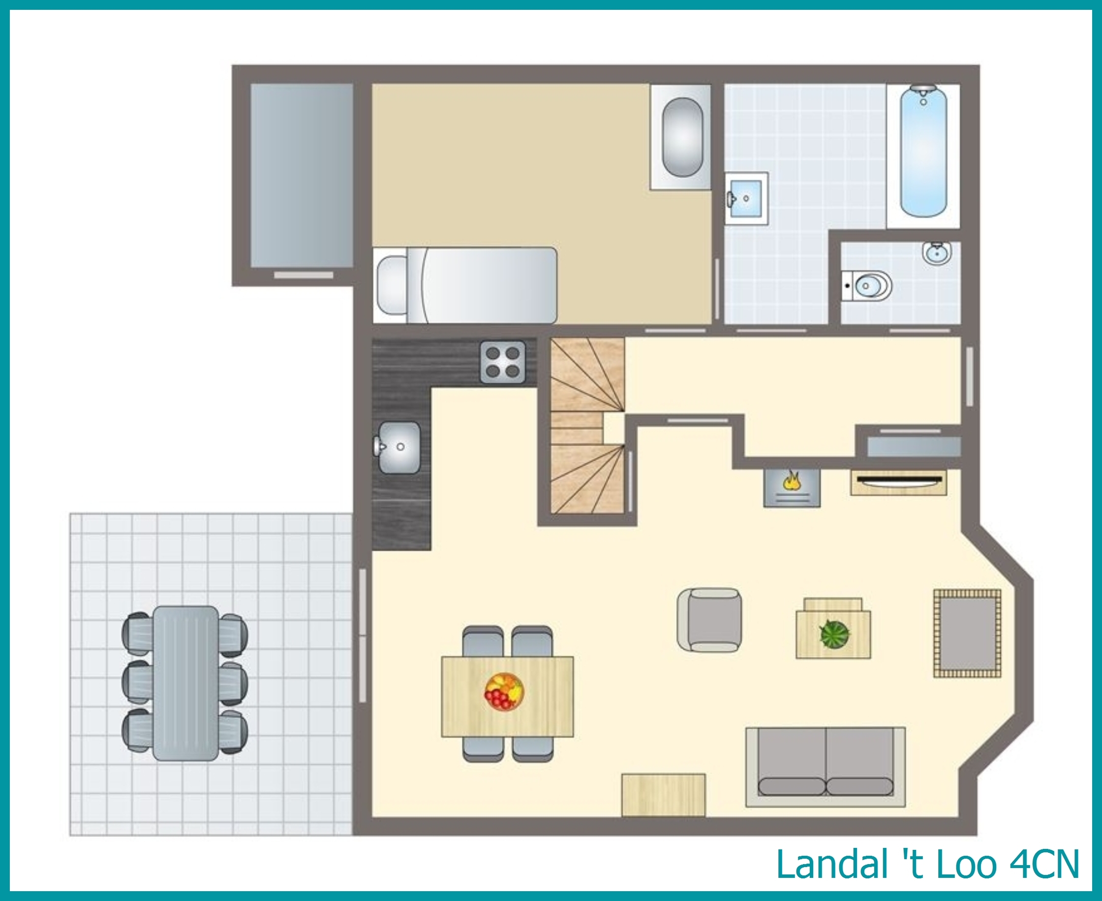 bungalow bébé 4 personnes 4CN à 't Loo