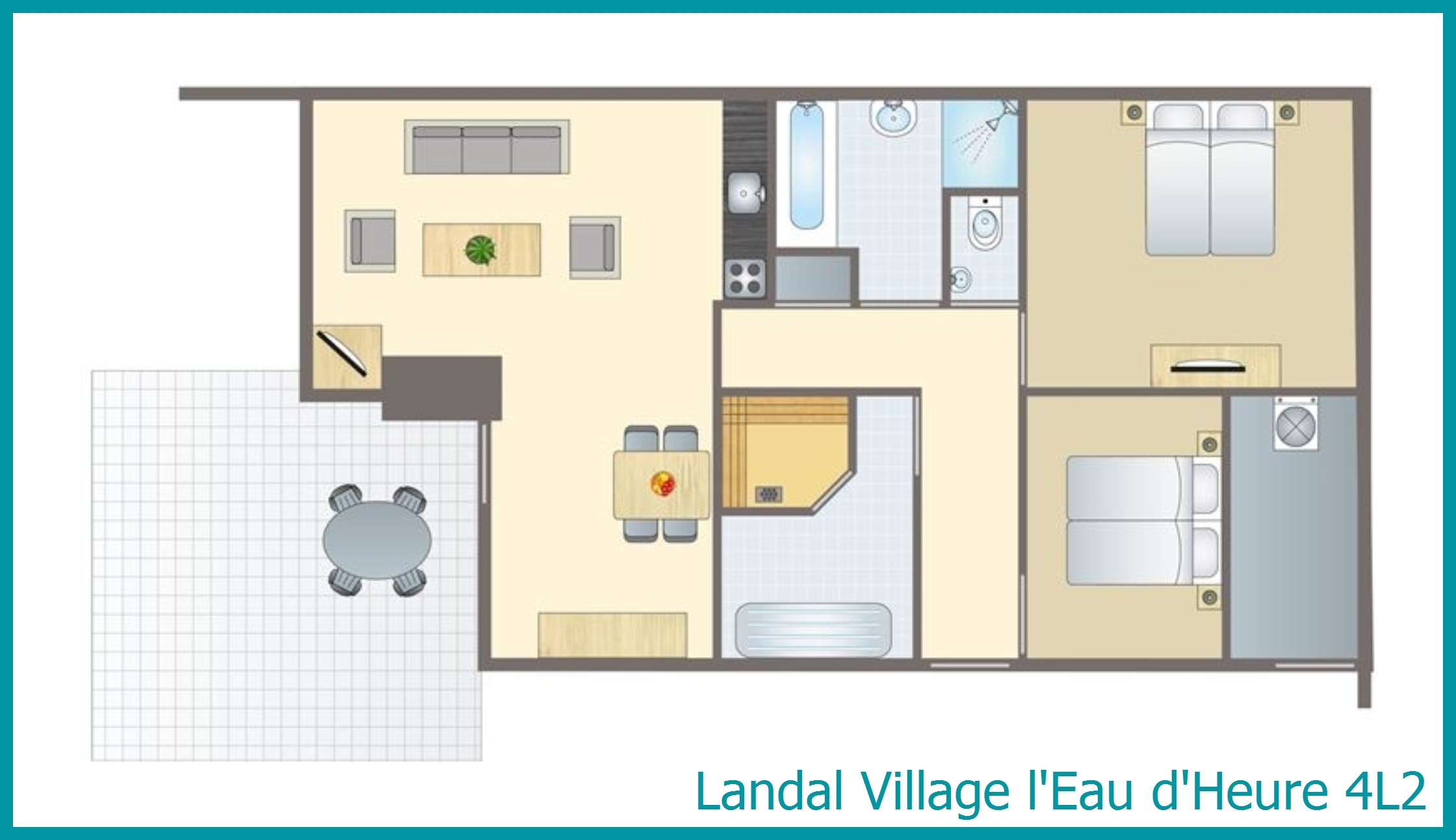 4-Personen-Ferienhaus 4L2 in Village l'Eau d'Heure