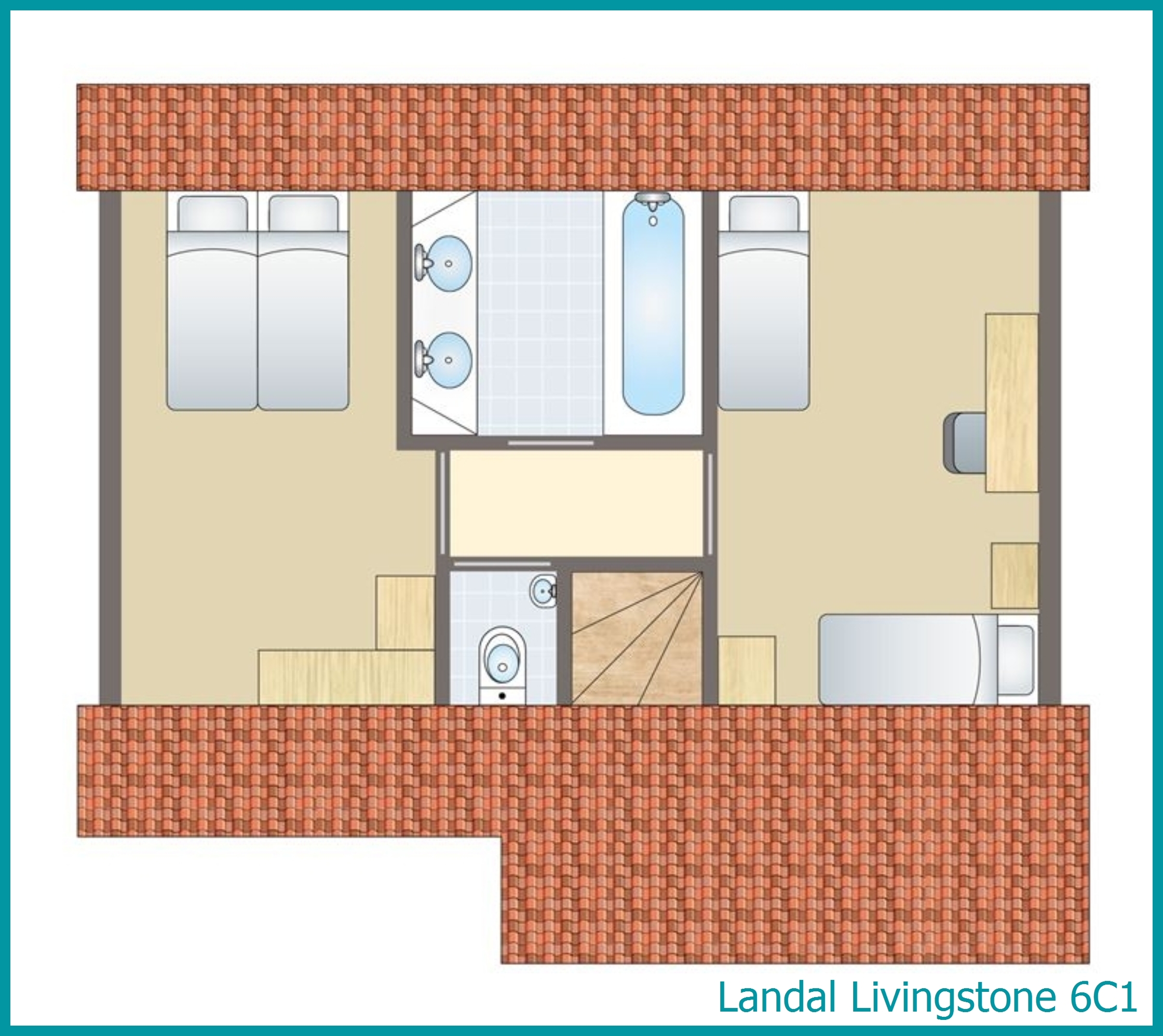 6-Personen-Villa 6C1 in Livingstone