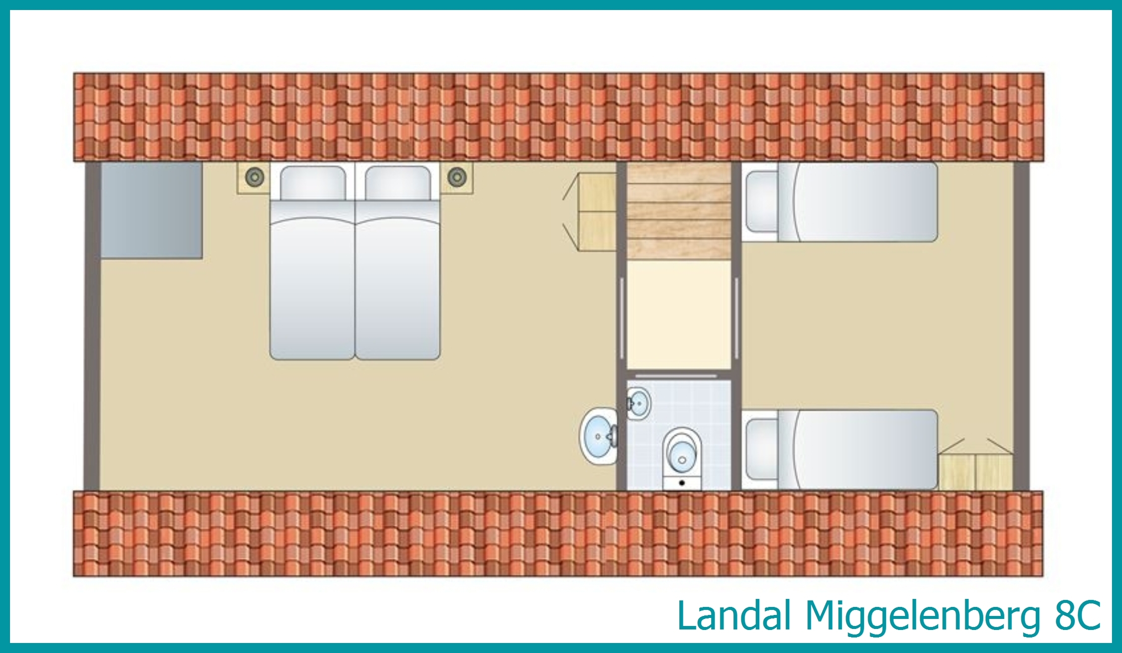 8-Personen-Ferienhaus 8C in Miggelenberg