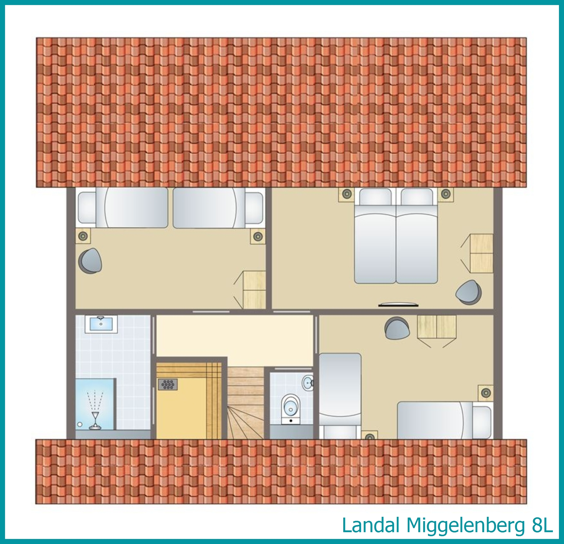 8-Personen-Ferienhaus 8L in Miggelenberg