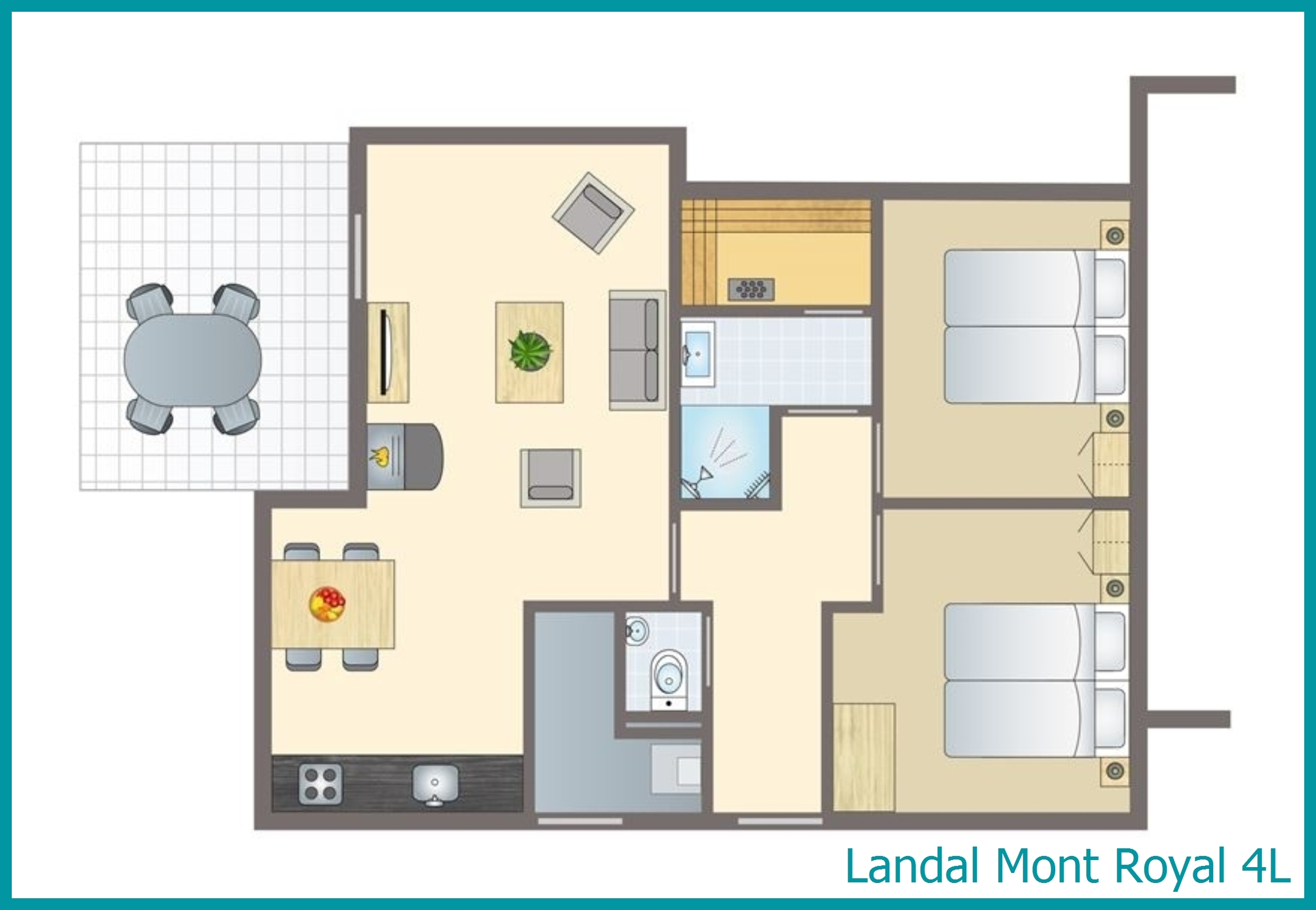 4-Personen-Ferienhaus 4L in Mont Royal