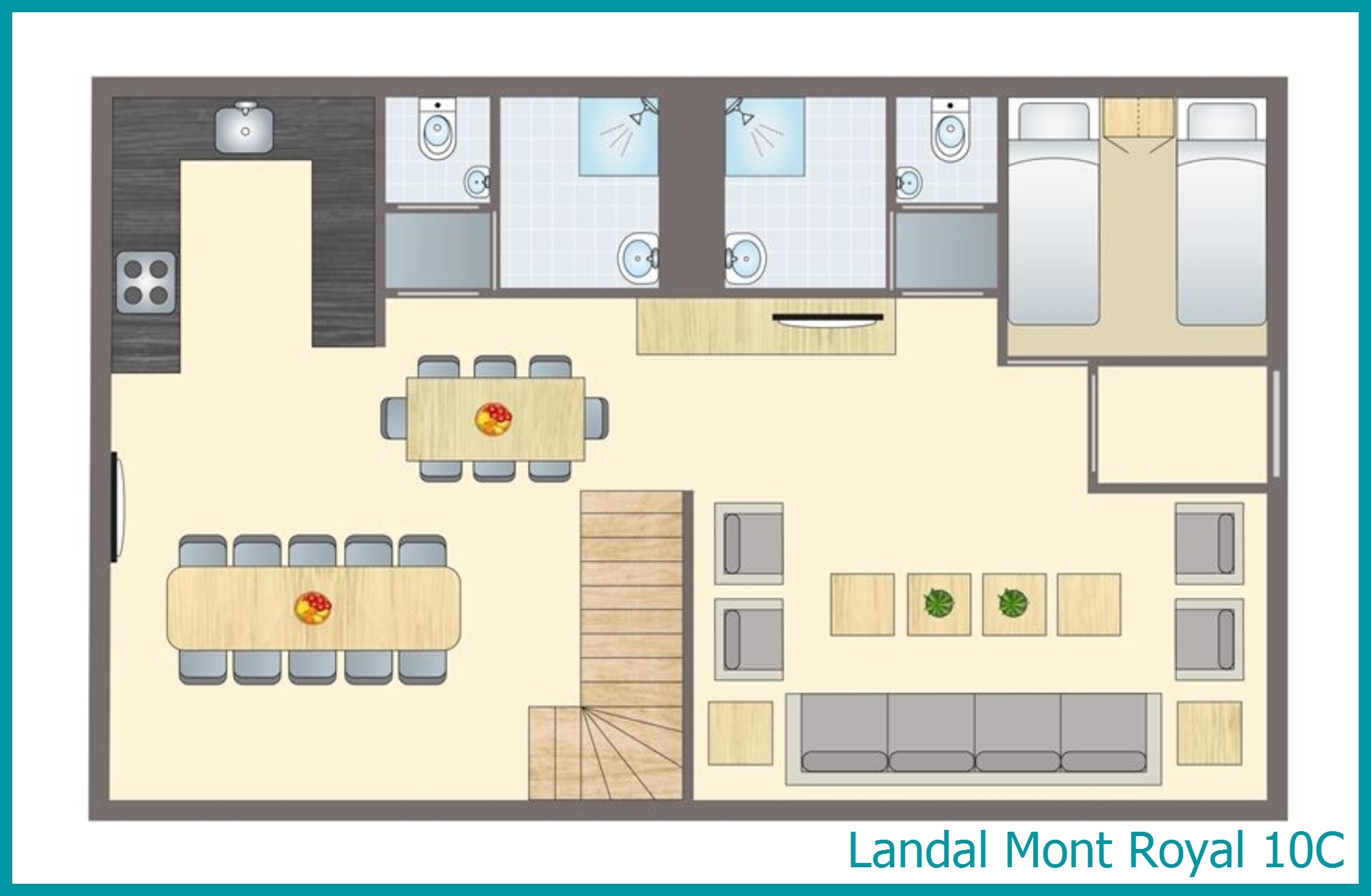 bungalow 10 personnes 10C à Mont Royal