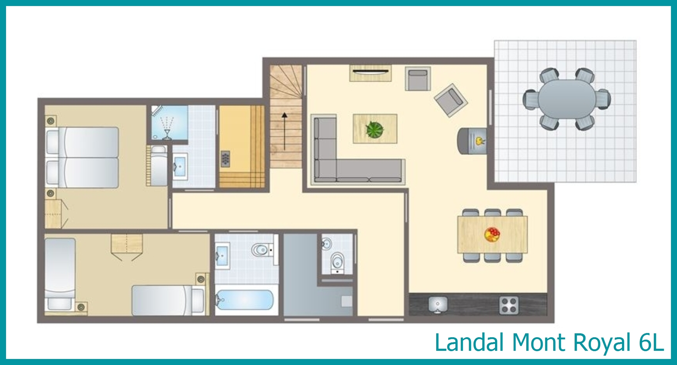 bungalow 6 personnes 6L à Mont Royal