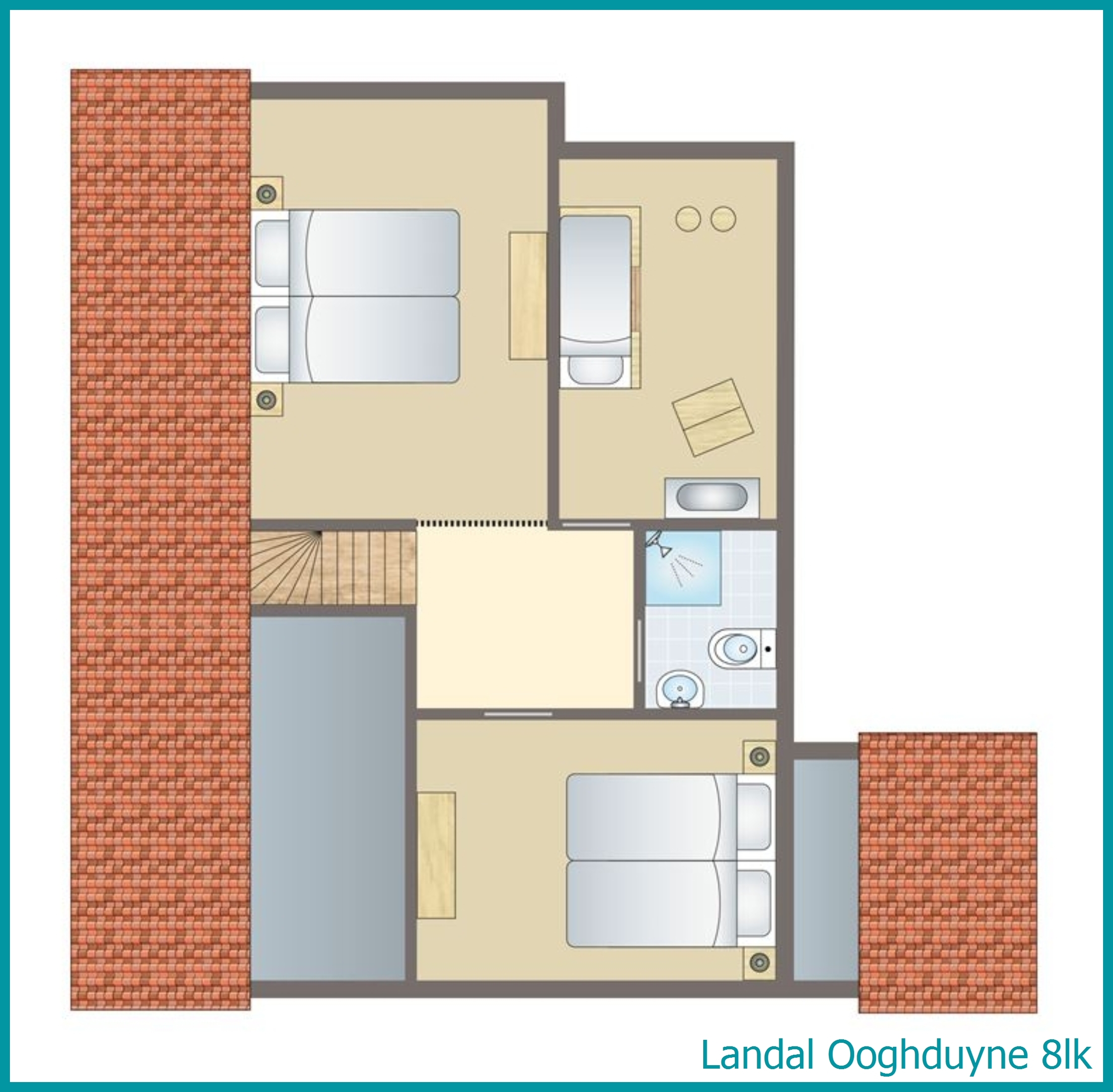 8-Personen-Kinder-Ferienhaus 8lk in Ooghduyne
