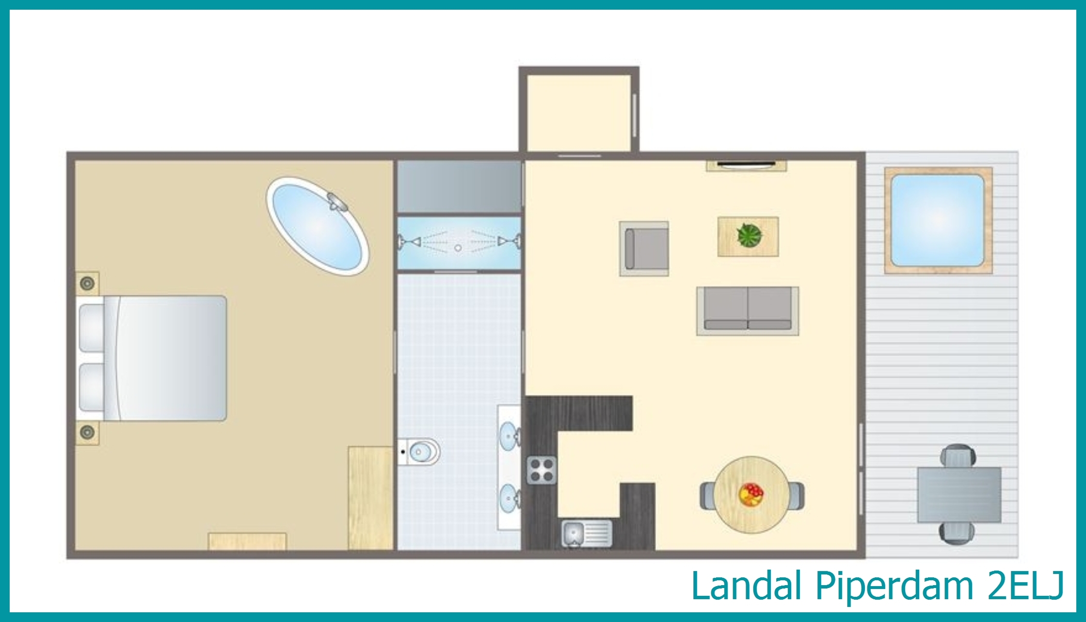 2-Personen-Chalet 2ELJ in Piperdam