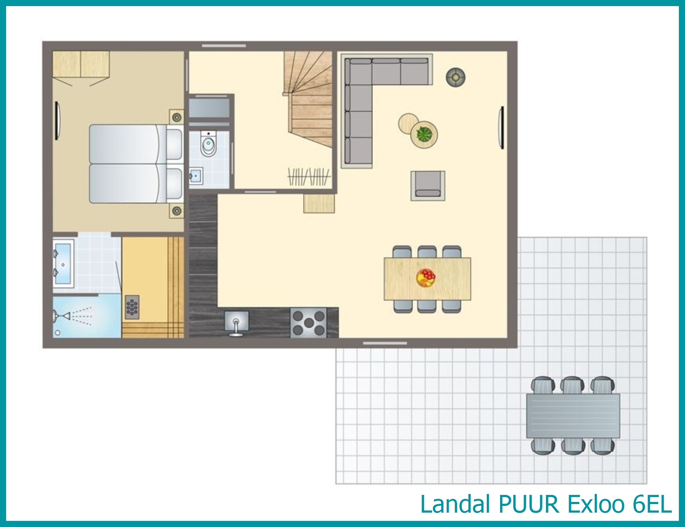 6-Personen-Ferienhaus 6EL in PUUR Exloo