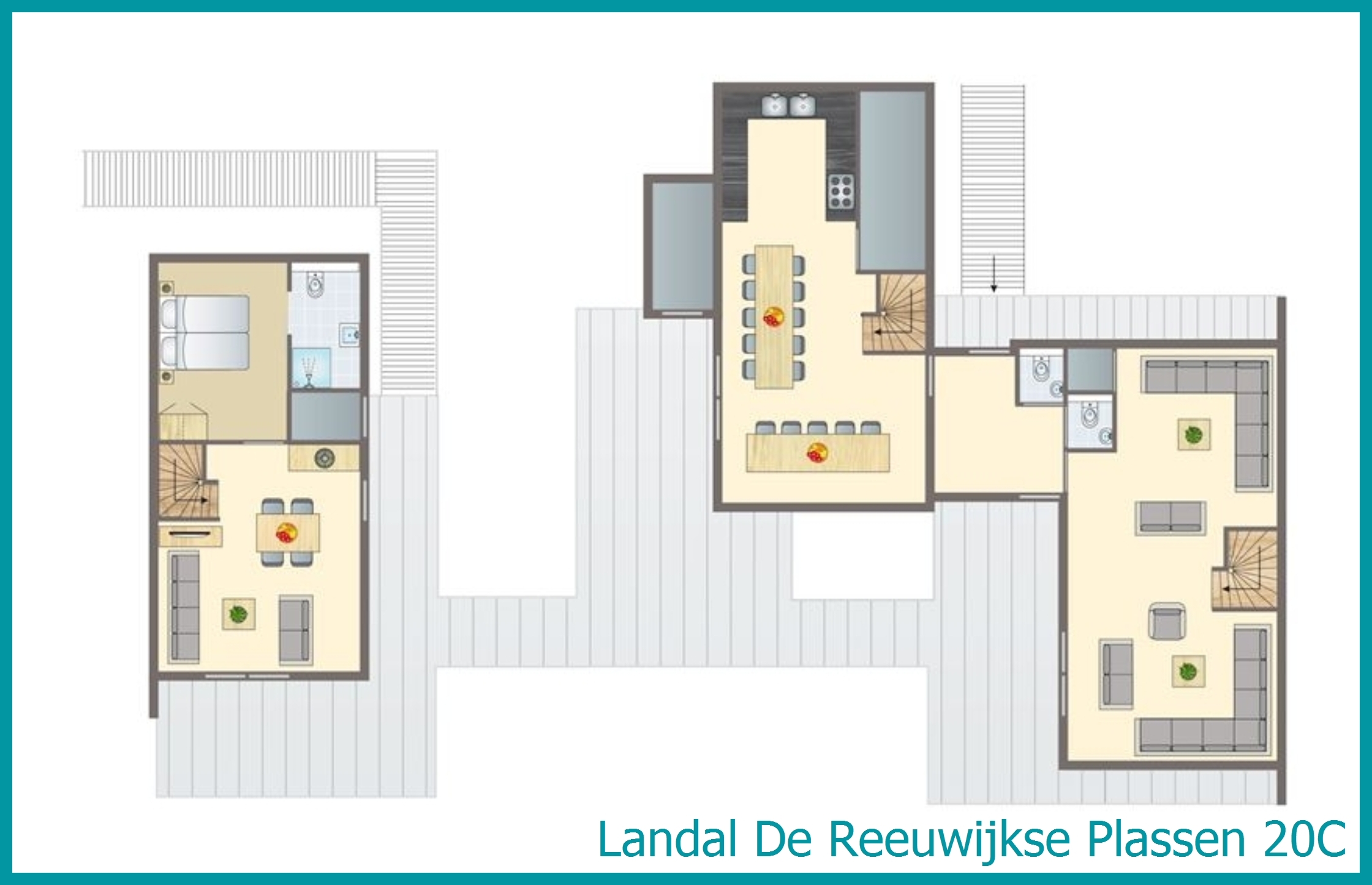 20-Personen-Wasserhaus 20C in De Reeuwijkse Plassen