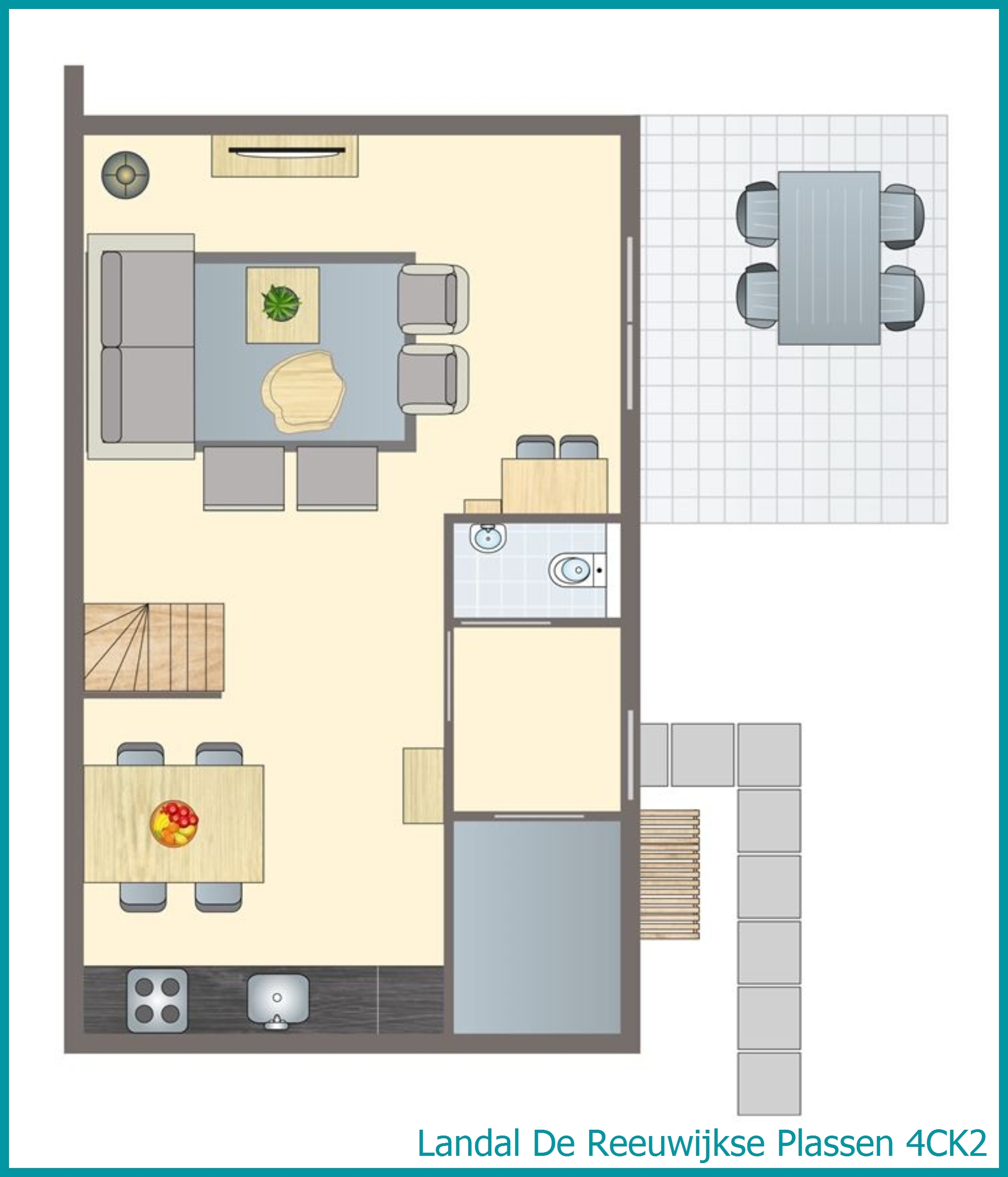4-Personen-Kinder-Ferienhaus 4CK2 in De Reeuwijkse Plassen