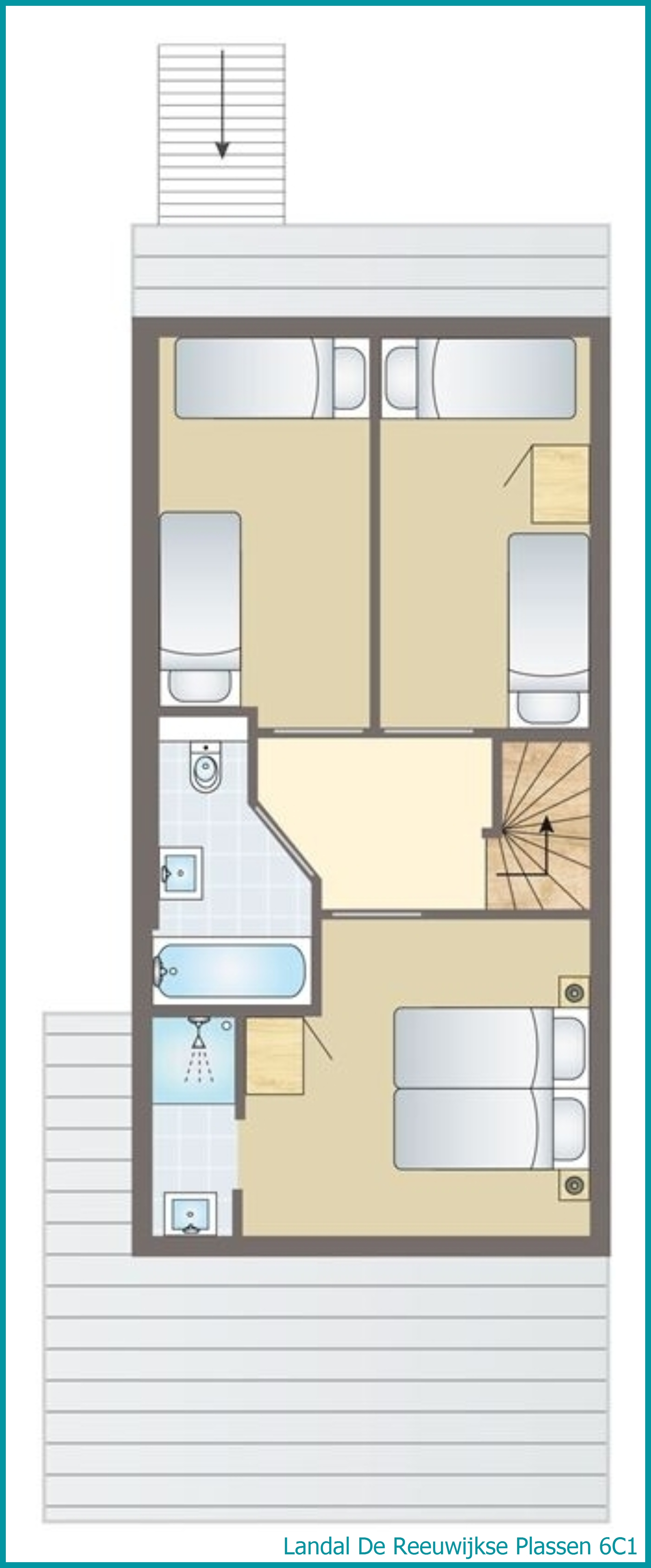 6-Personen-Wasserhaus 6C1 in De Reeuwijkse Plassen