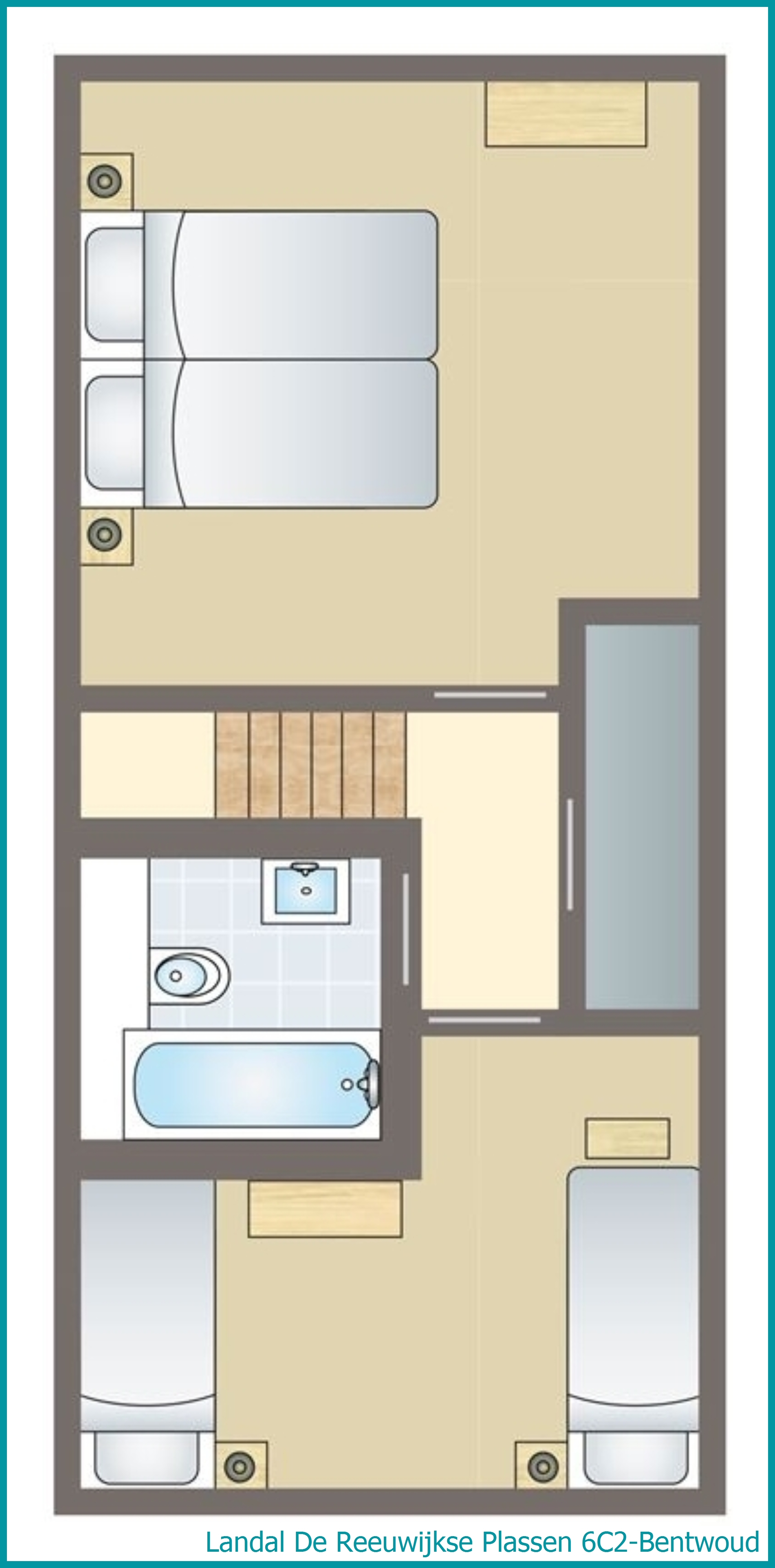 6-Personen-Wasserhaus 6C2-Bentwoud in De Reeuwijkse Plassen